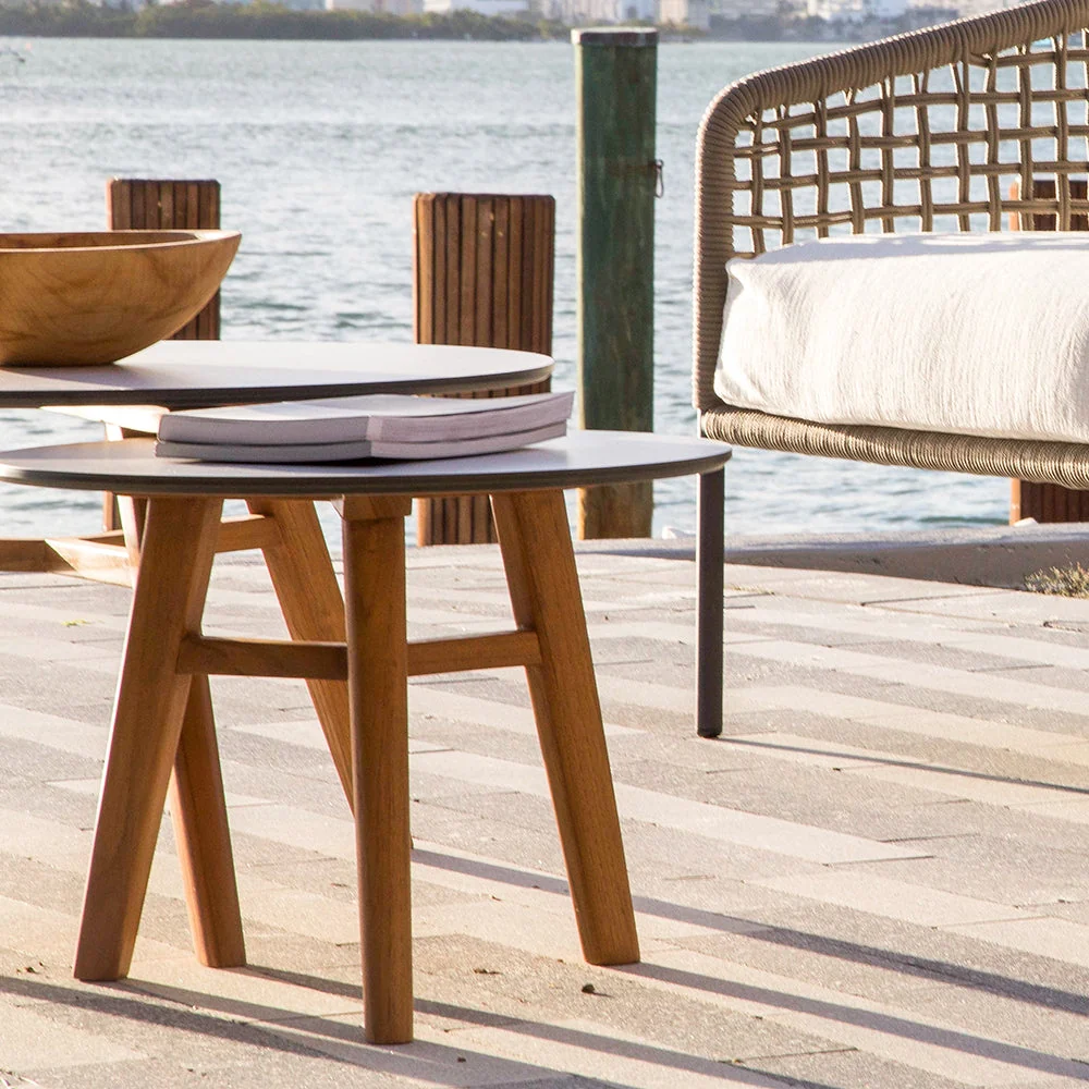 Kannoa Santorini Round Coffee Table - Image 4