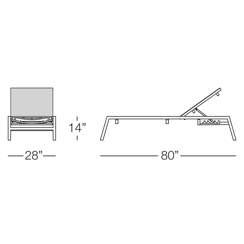 Kannoa Sicilia Lounge with Sling - Image 5