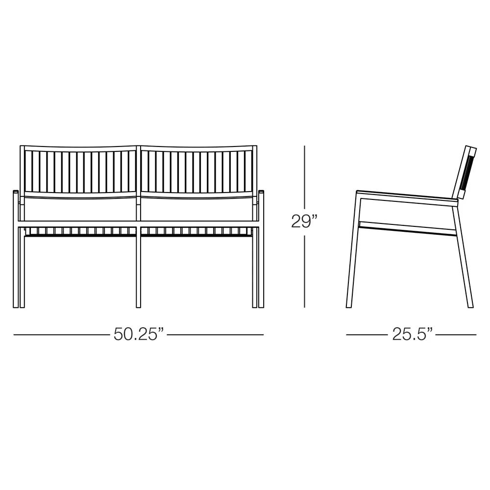 Kannoa Sicilia Loveseat - Image 3
