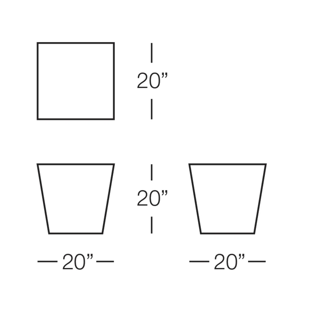 Kannoa Small Square Pot - Image 3