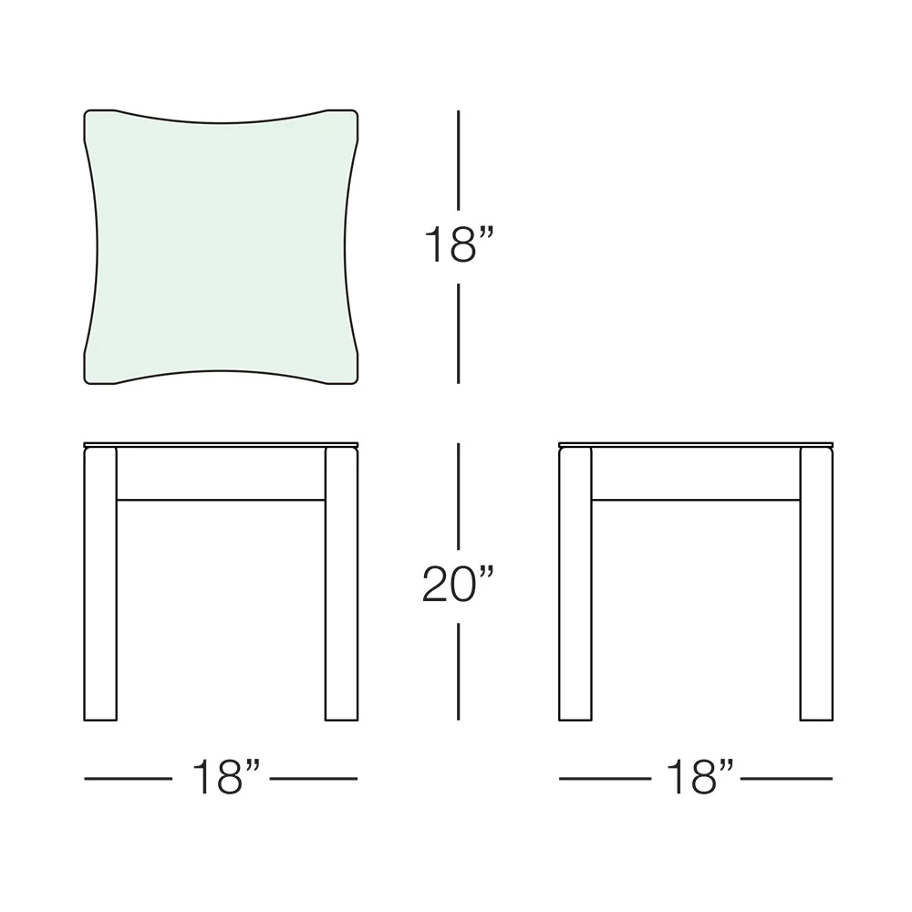 Kannoa South Beach Side Table - Image 3