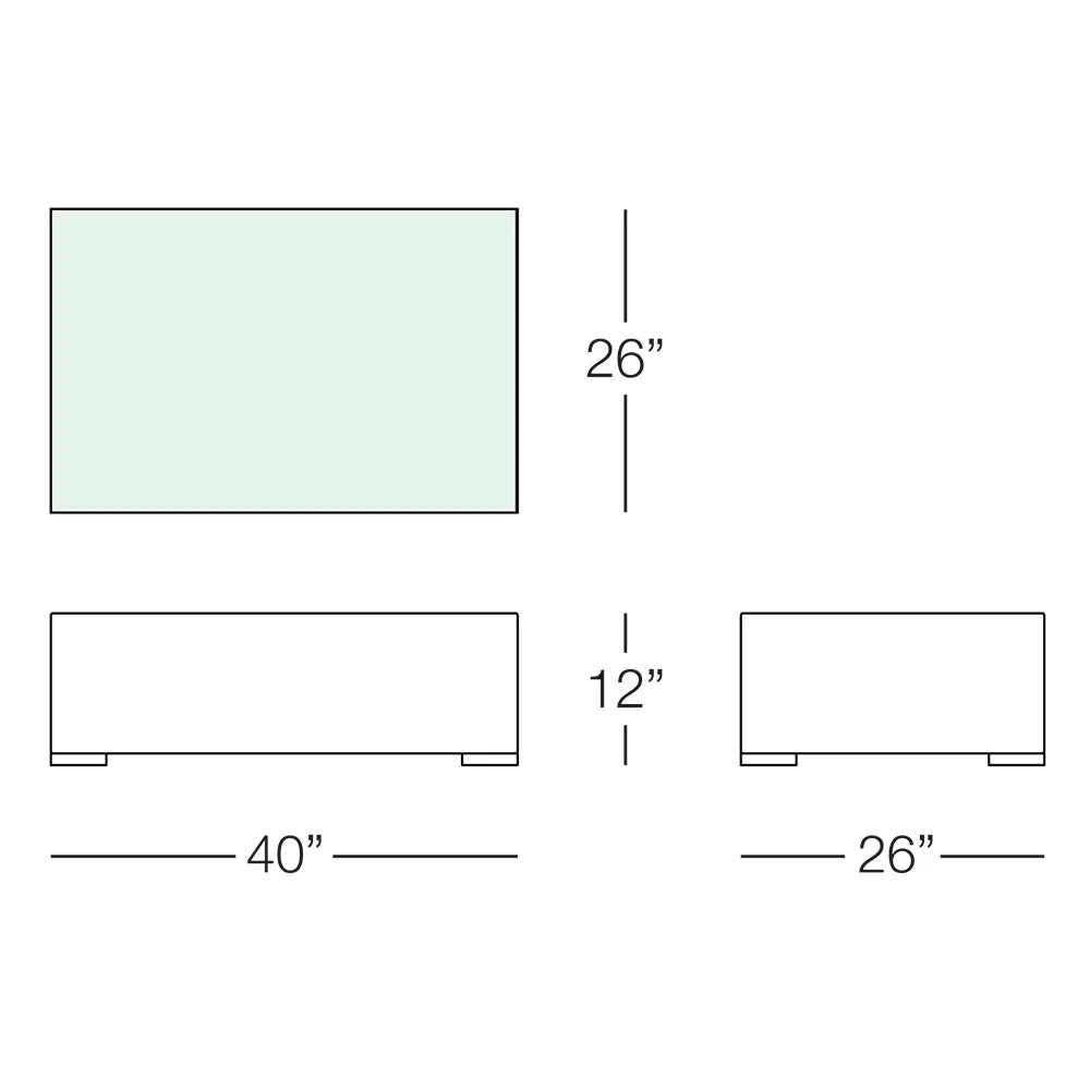 Kannoa Tangier Rectangular Coffee Table - Image 6