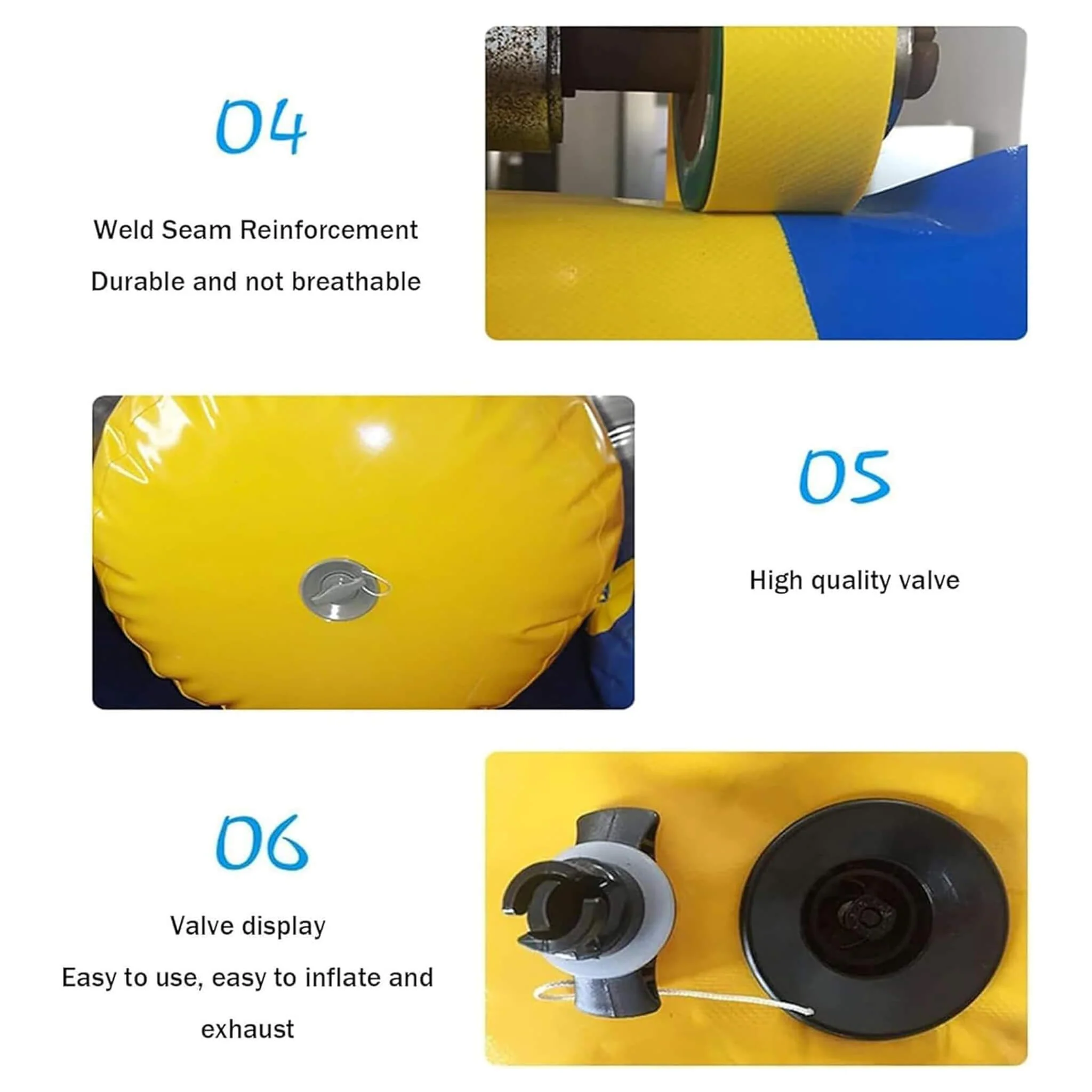Large Inflatable Climbing Iceberg With Pump For Water Parks And Private Piers - Image 5