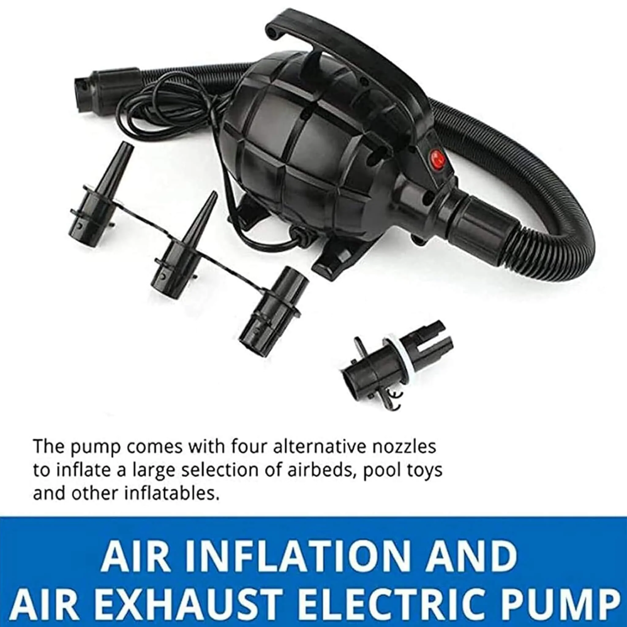 Large Inflatable Water Floating Gyro With Air Pump For Pools, Lakes And Rivers - Image 6