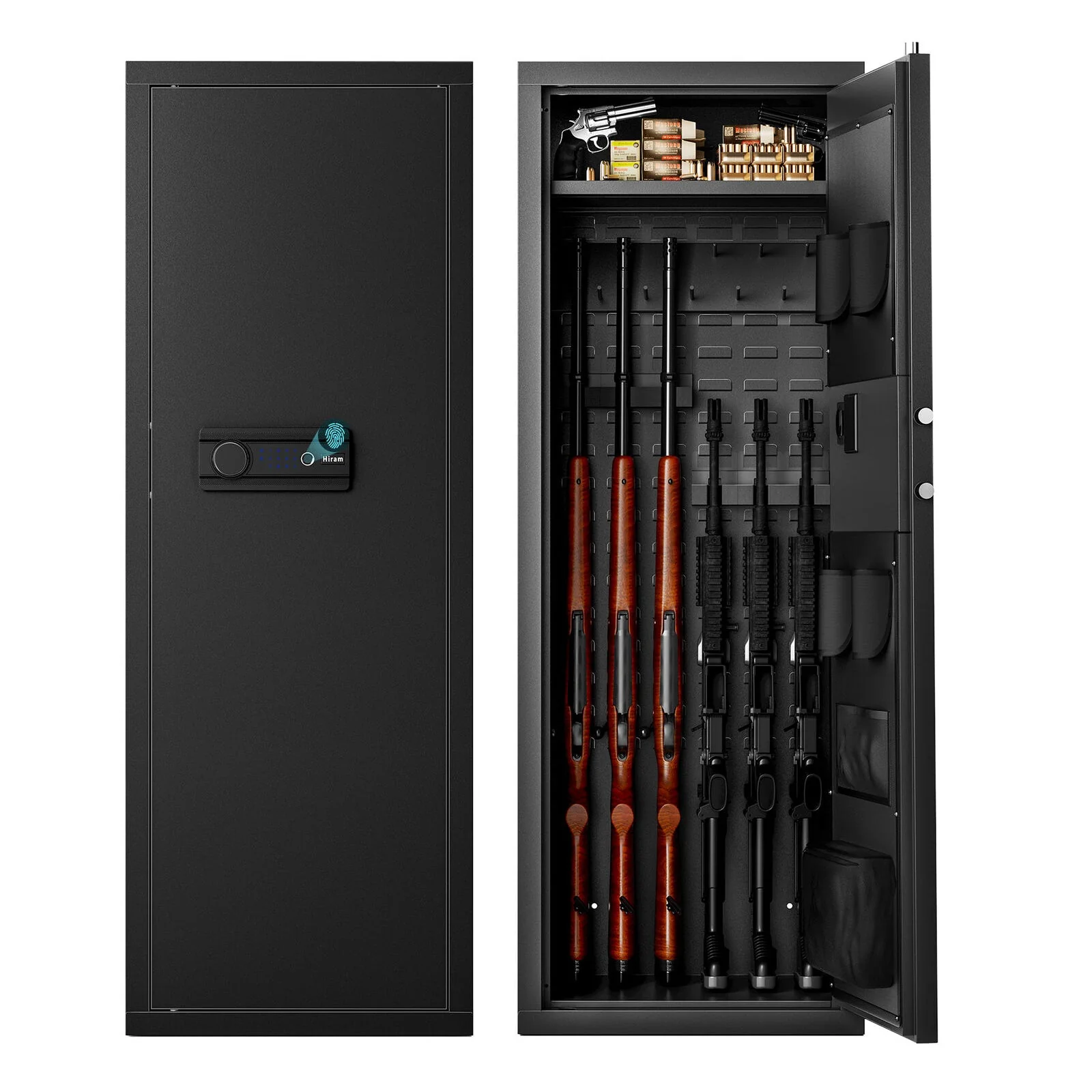 Large Unassembled Heavy Duty Steel Gun Safe For Home Rifles And Pistols With Digital Lock, 55" (97435182) - Image 3