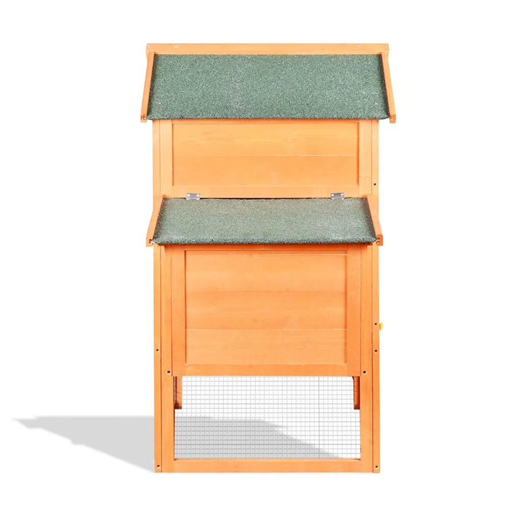 Large Wooden Backyard Hen Chicken Coop Enclosure W/ Nest Box & Run, 160" - Image 3