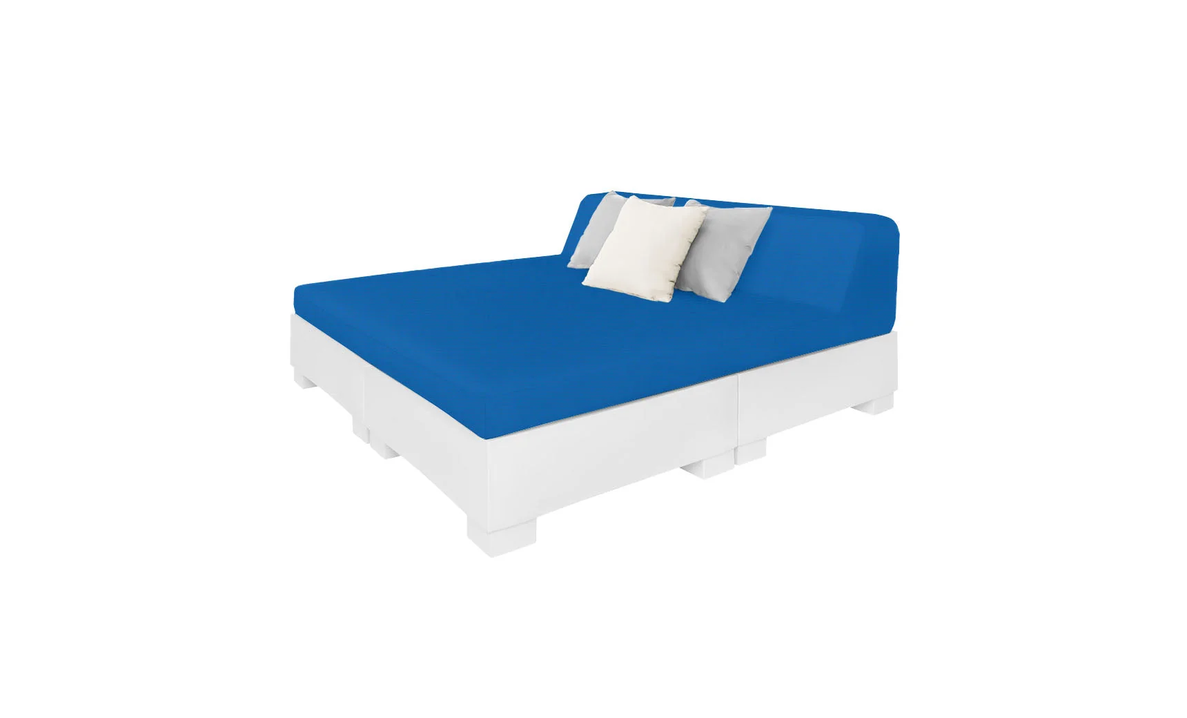 Ledge Lounger Affinity Square Sunbed with Backrest Cushion - Image 11