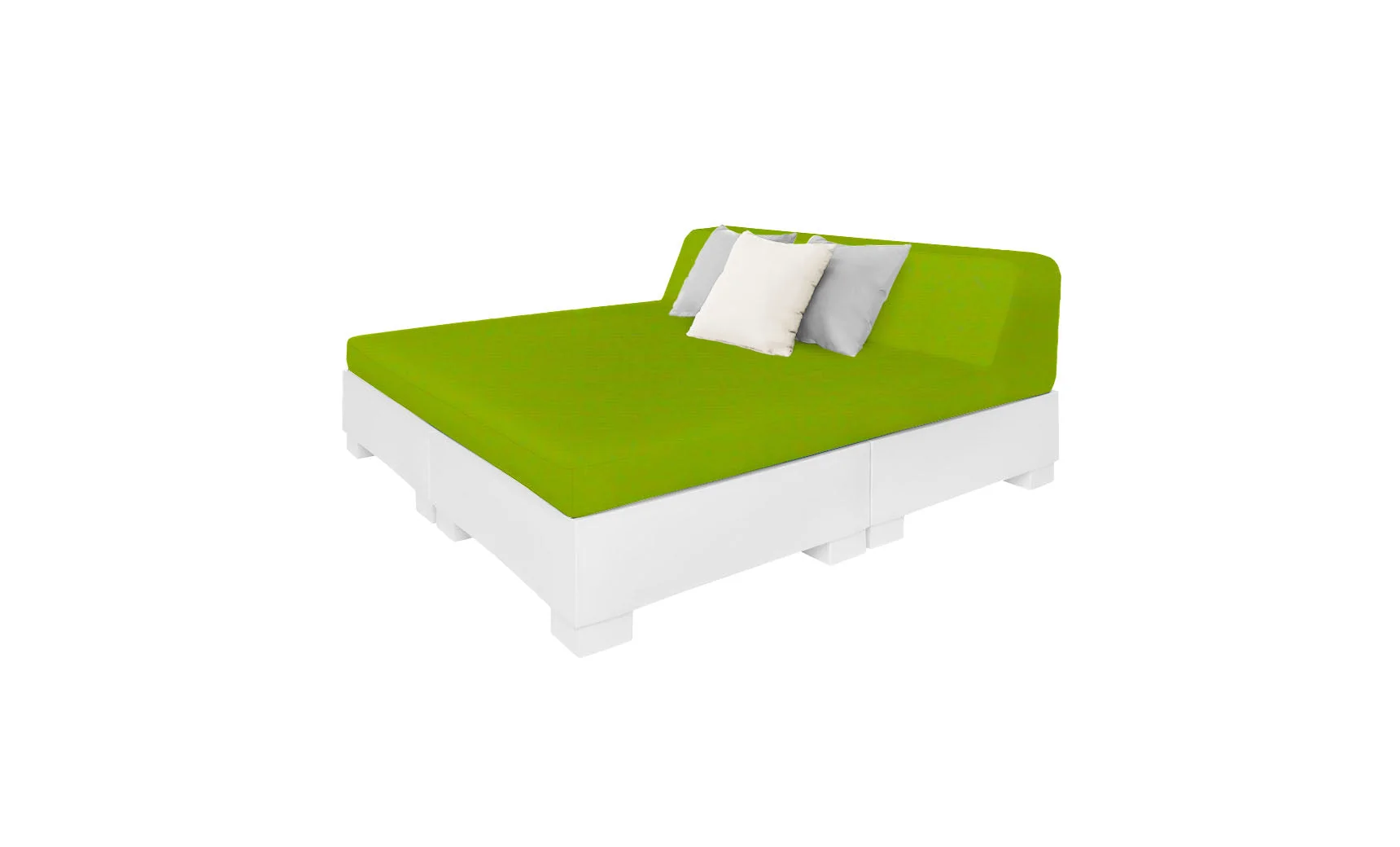 Ledge Lounger Affinity Square Sunbed with Backrest Cushion - Image 18