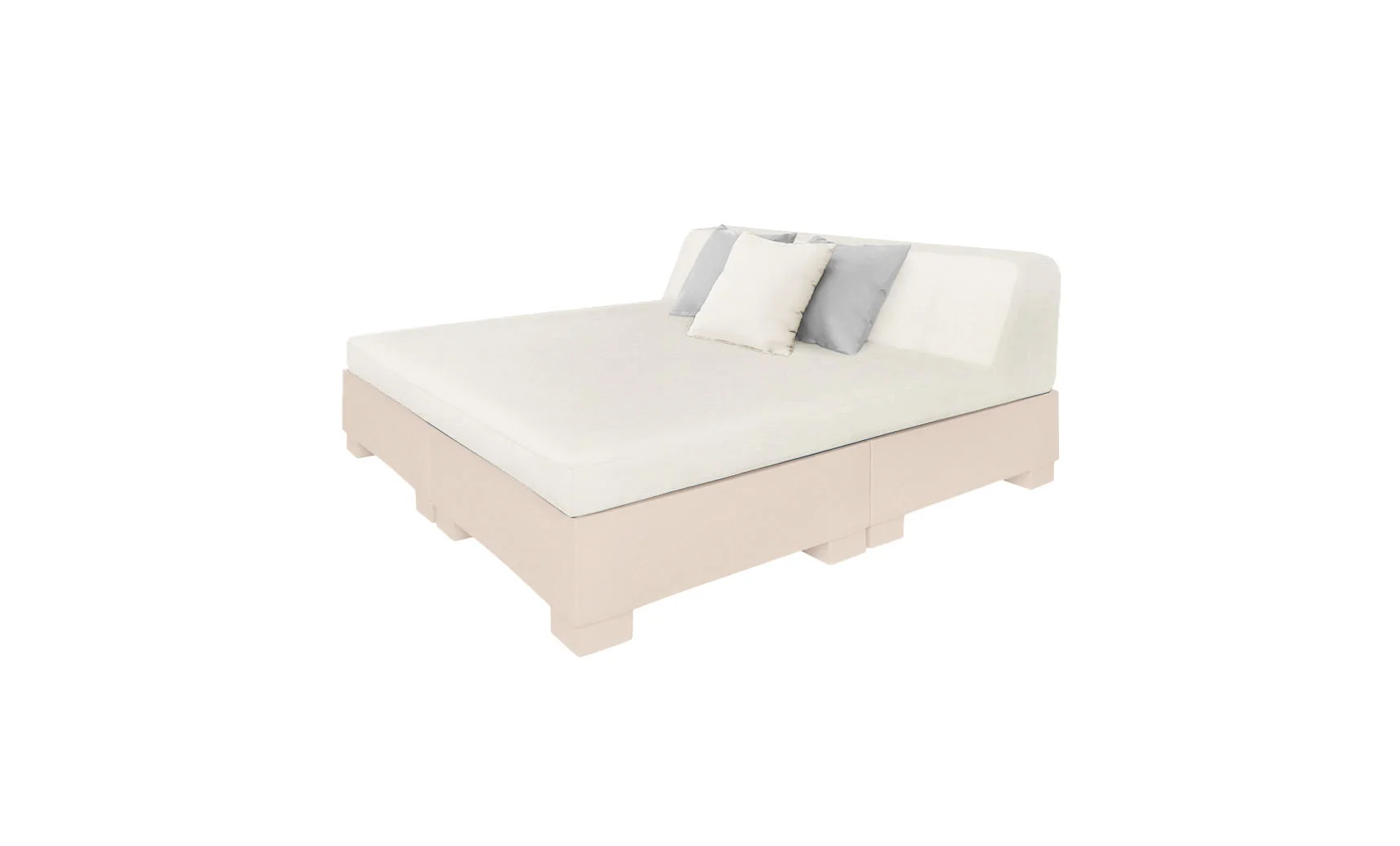 Ledge Lounger Affinity Square Sunbed with Backrest Cushion - Image 23