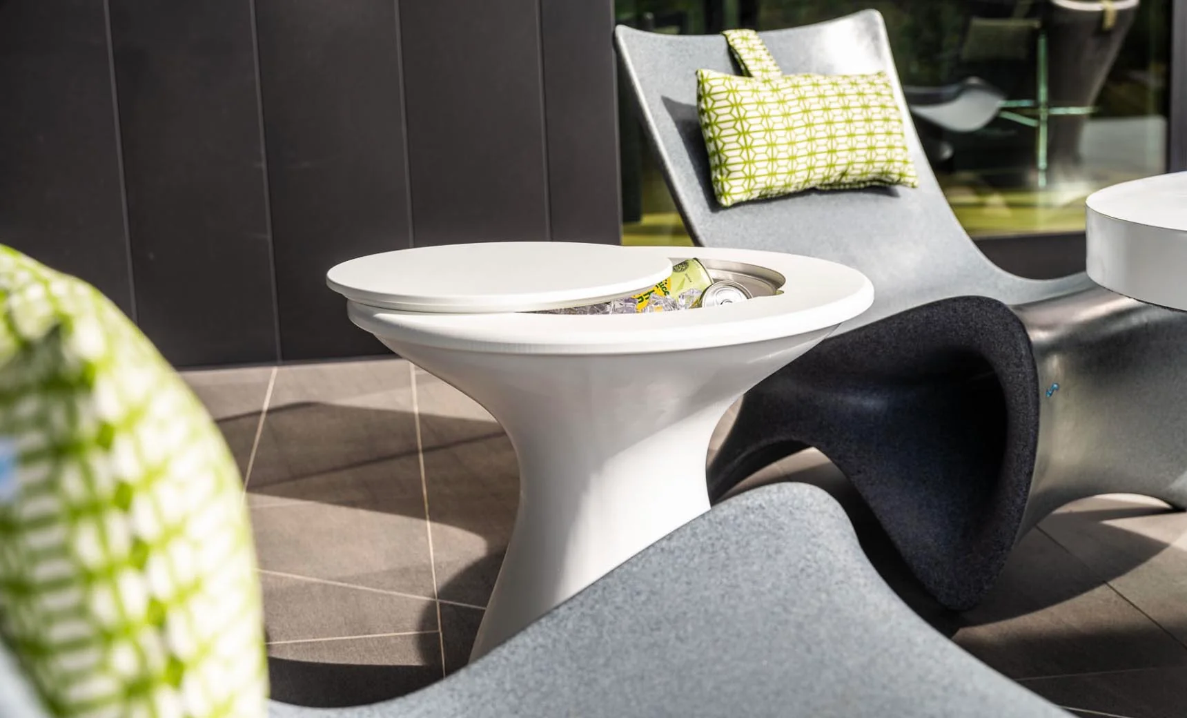 Ledge Lounger Autograph Tall Ice Bin Side Table - Image 3