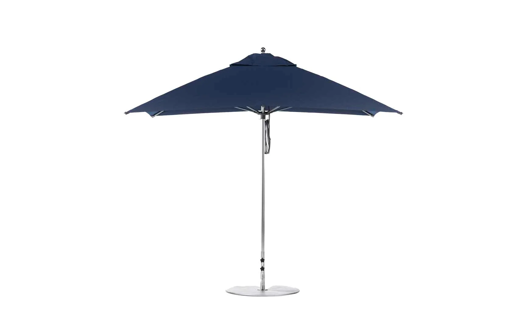 Ledge Lounger Essential Fiberglass Umbrella - 10' Square Pulley - Image 16