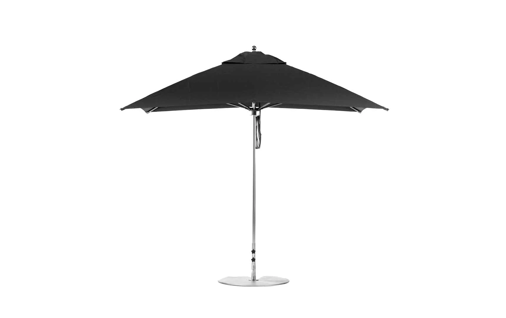 Ledge Lounger Essential Fiberglass Umbrella - 10' Square Pulley - Image 17