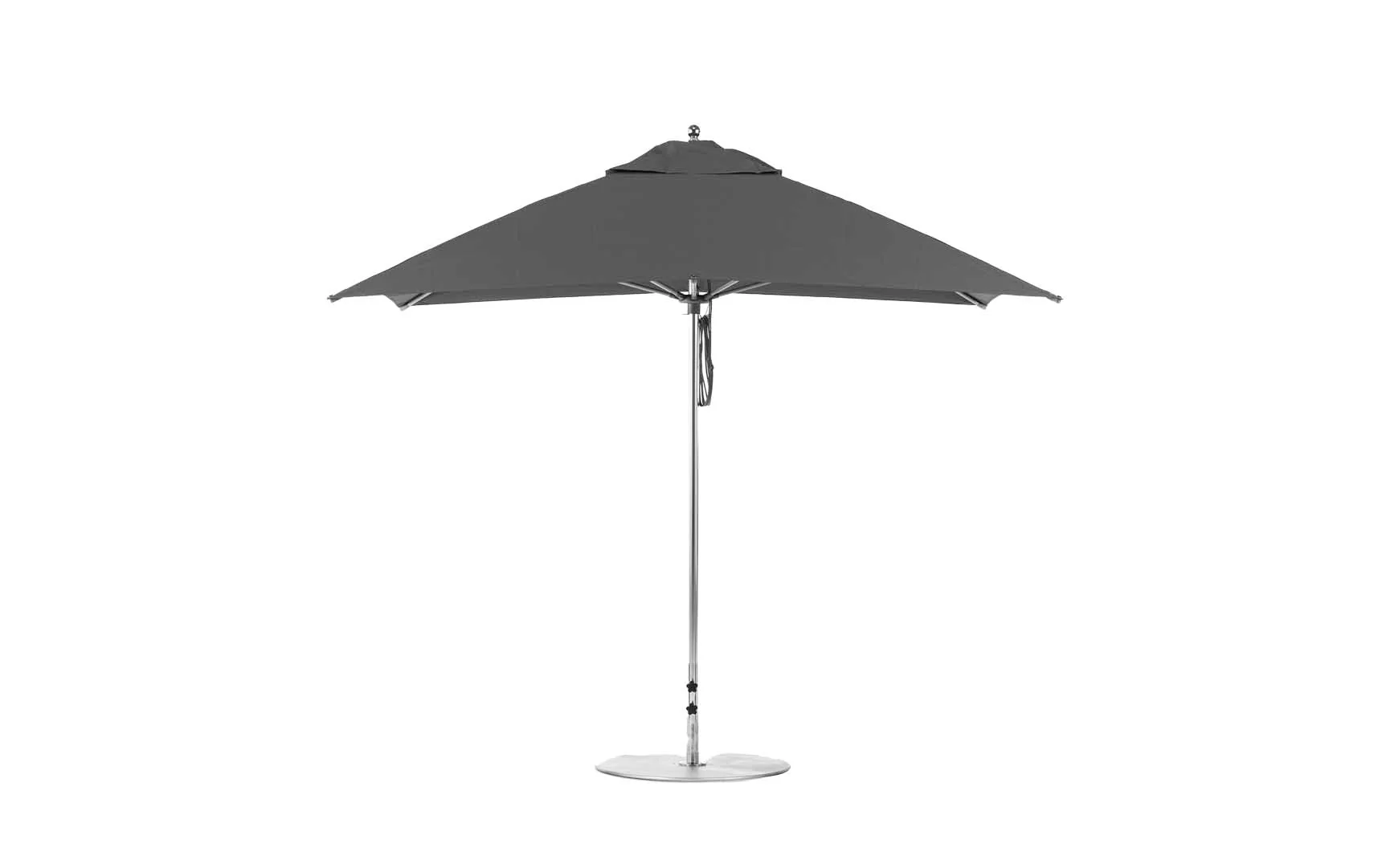 Ledge Lounger Essential Fiberglass Umbrella - 10' Square Pulley - Image 18