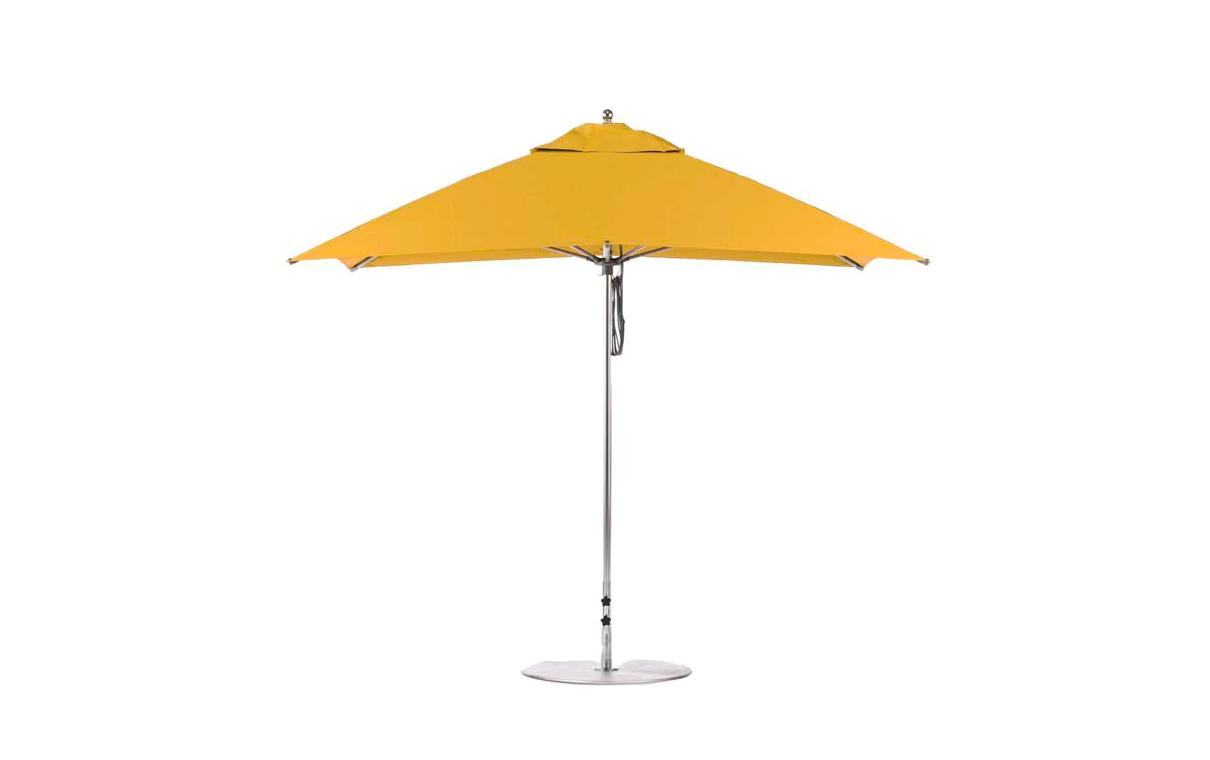 Ledge Lounger Essential Fiberglass Umbrella - 10' Square Pulley - Image 20