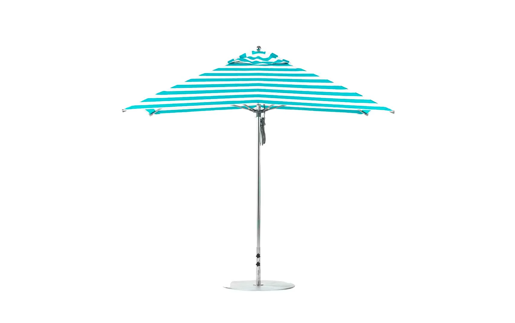 Ledge Lounger Essential Fiberglass Umbrella - 10' Square Pulley - Image 22