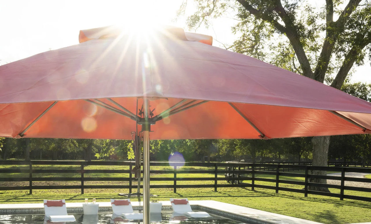 Ledge Lounger Essential Fiberglass Umbrella - 11' Octagon Crank Auto Tilt - Image 7
