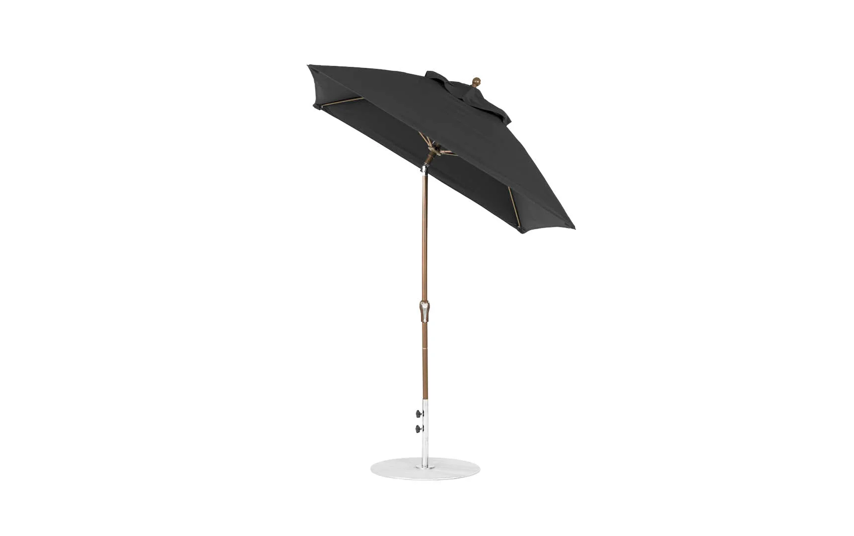 Ledge Lounger Essential Fiberglass Umbrella - 6.5' Square Crank Auto Tilt - Image 41