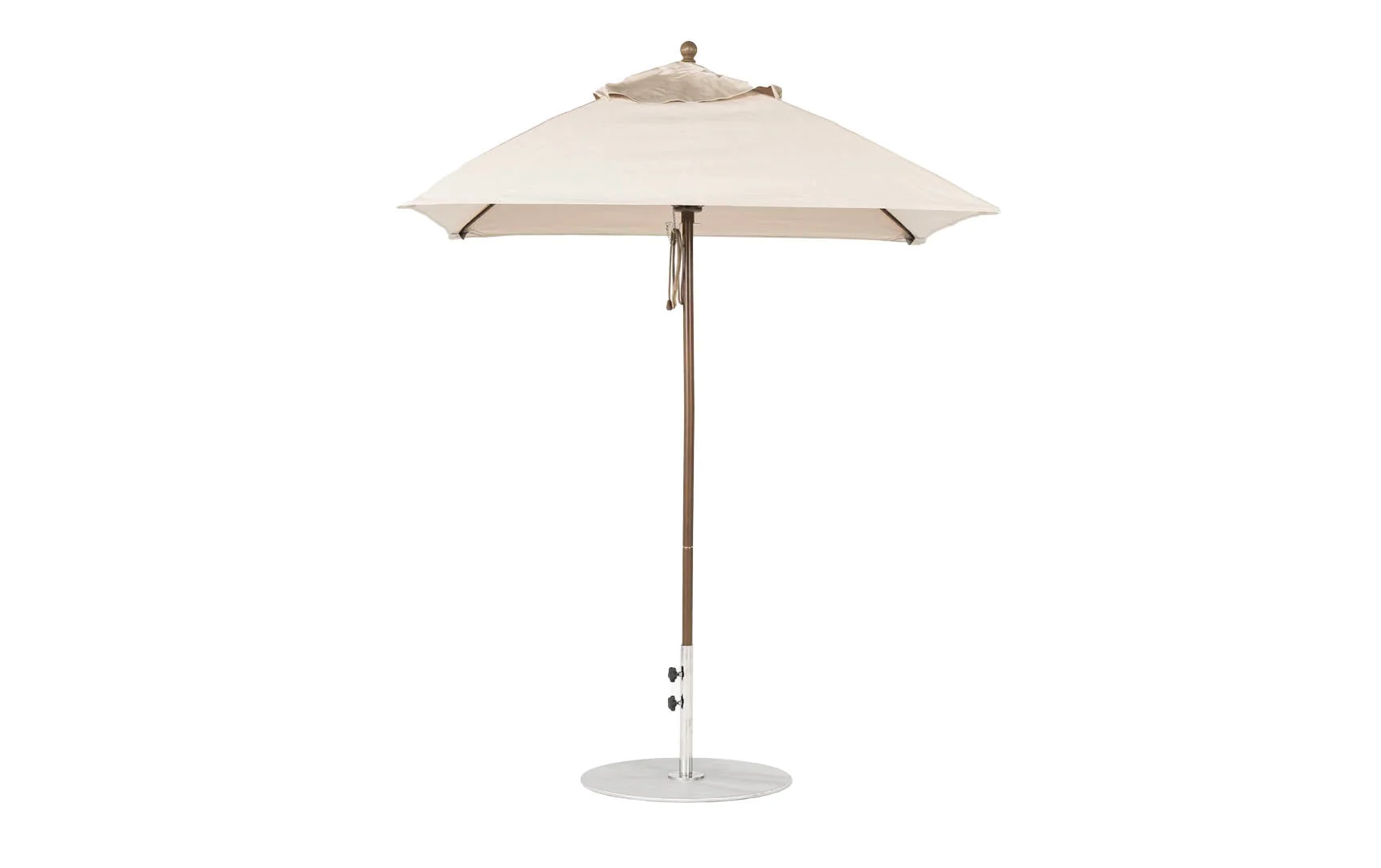Ledge Lounger Essential Fiberglass Umbrella - 6.5' Square Pulley - Image 11