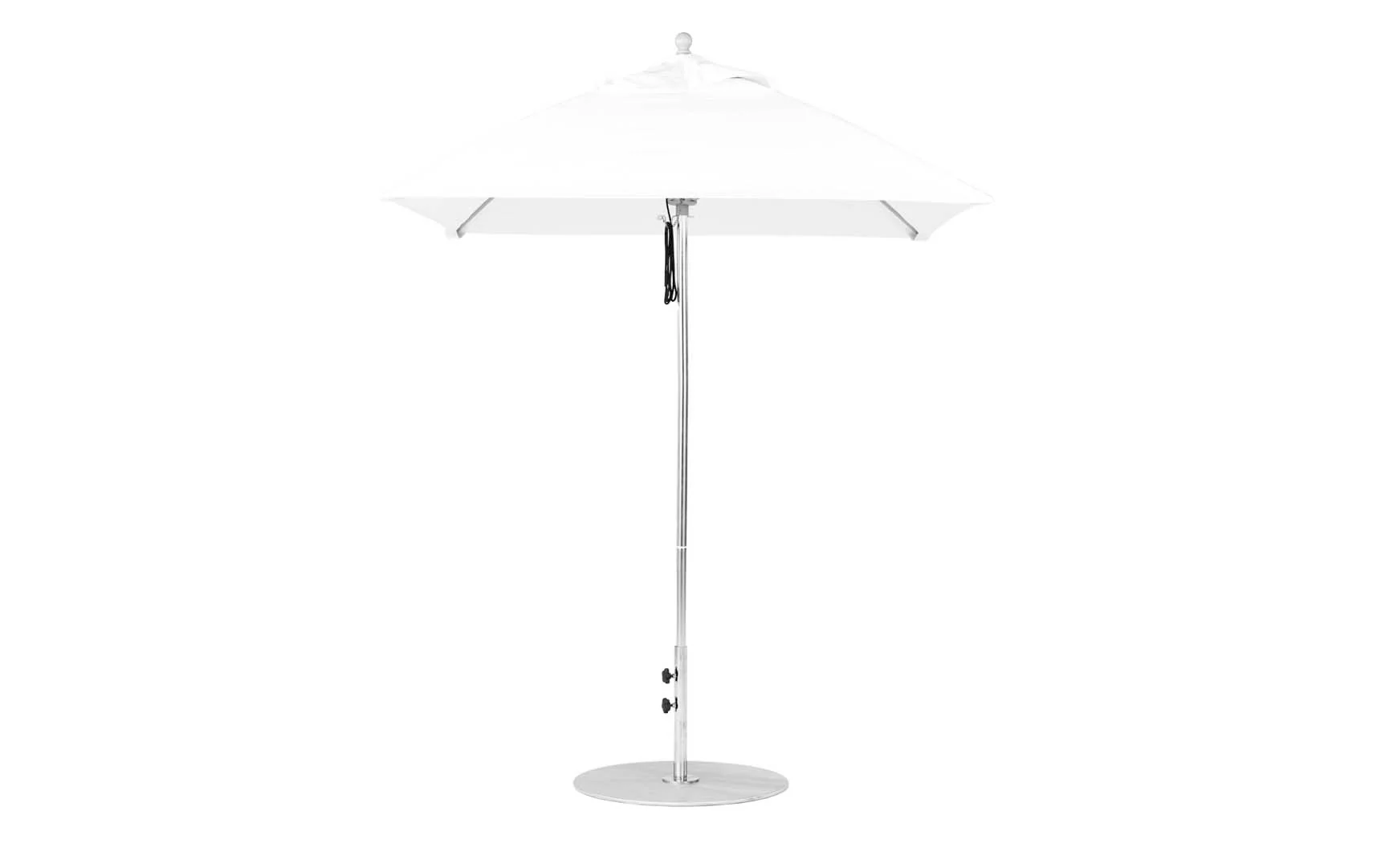 Ledge Lounger Essential Fiberglass Umbrella - 6.5' Square Pulley - Image 13
