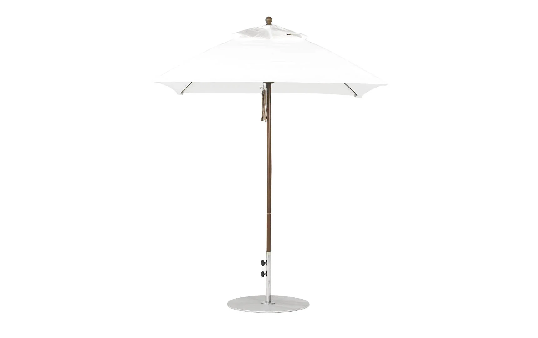 Ledge Lounger Essential Fiberglass Umbrella - 6.5' Square Pulley - Image 16
