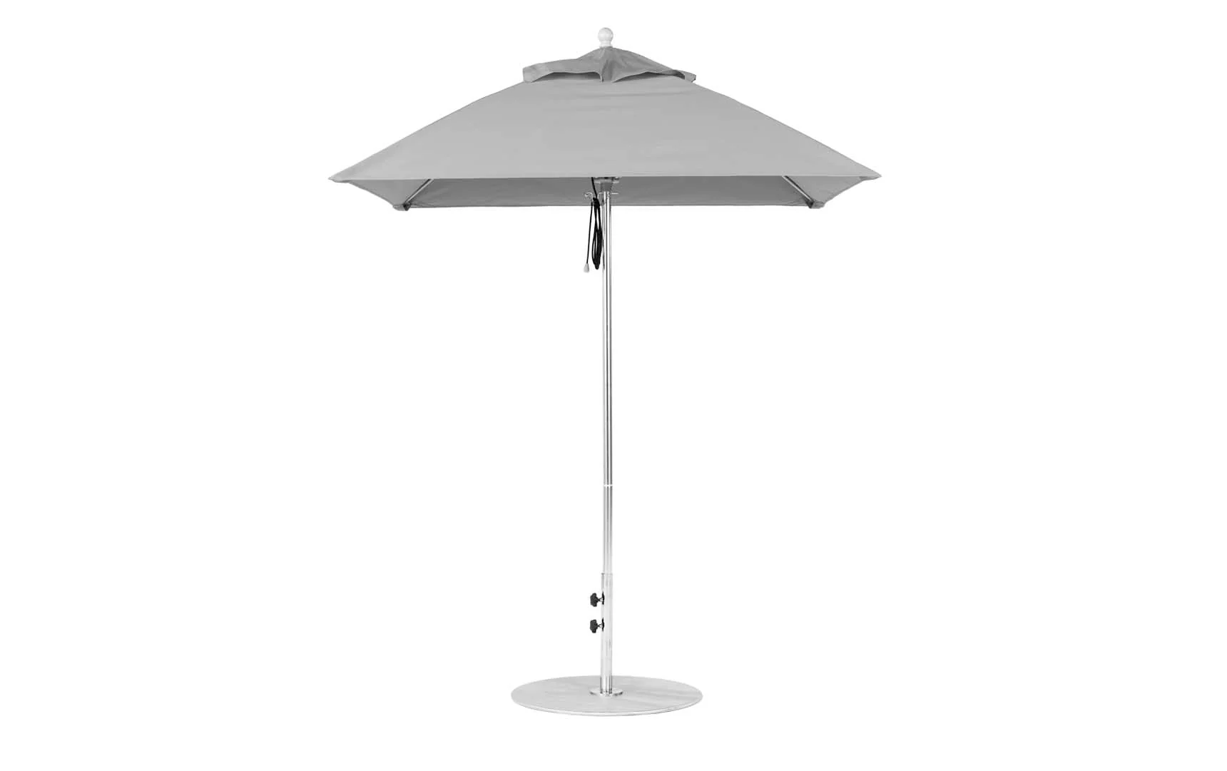 Ledge Lounger Essential Fiberglass Umbrella - 6.5' Square Pulley - Image 17