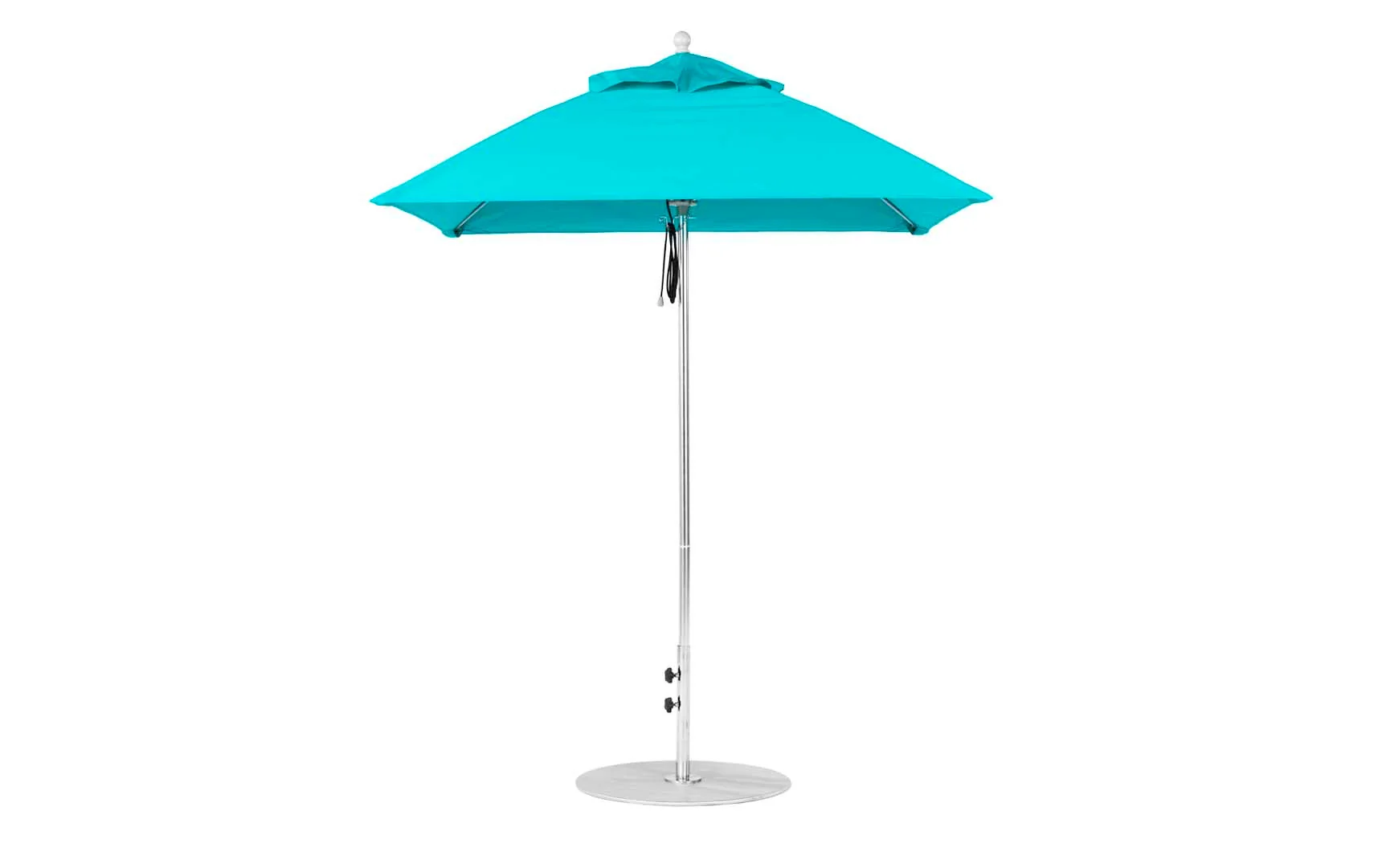 Ledge Lounger Essential Fiberglass Umbrella - 6.5' Square Pulley - Image 22