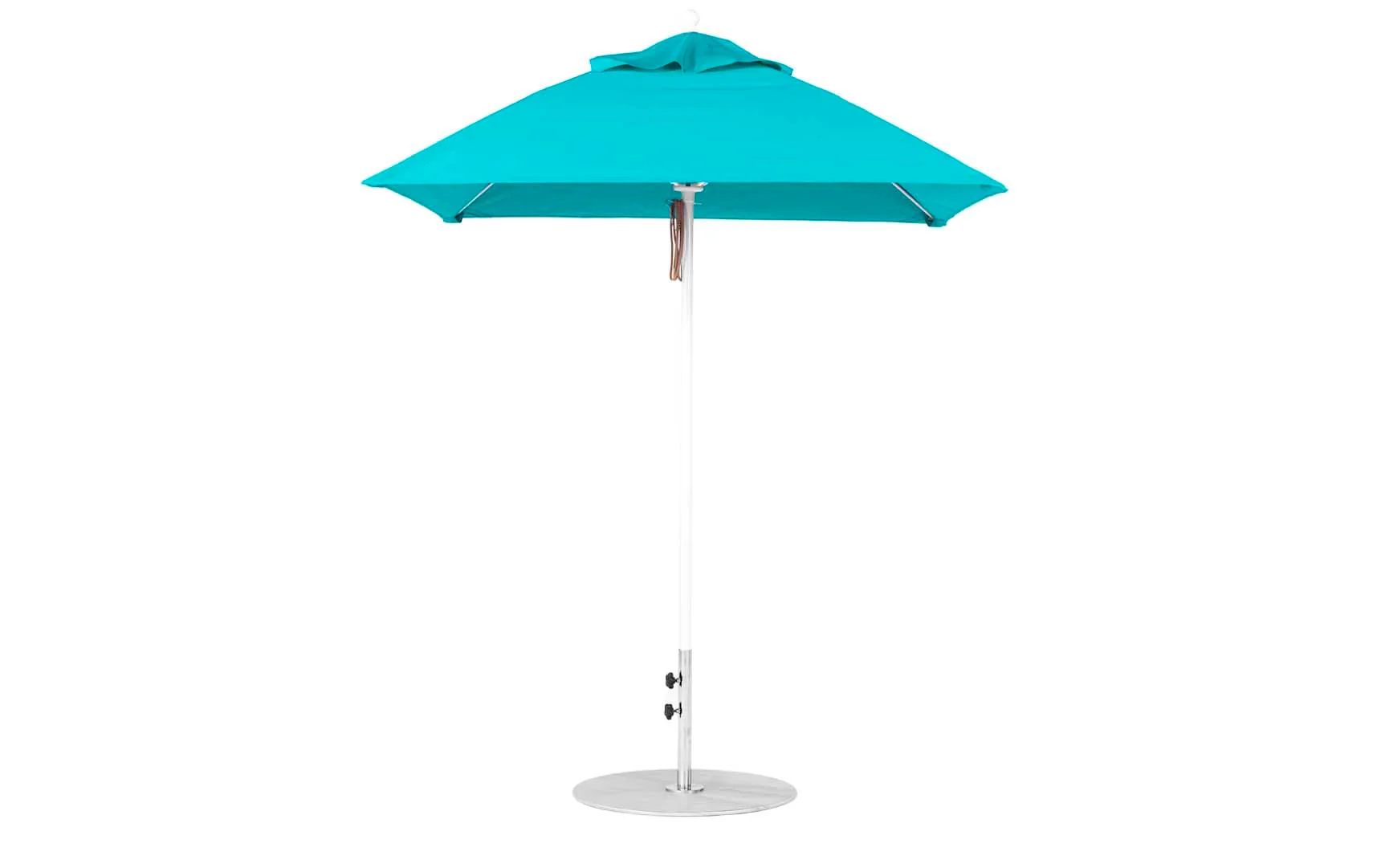 Ledge Lounger Essential Fiberglass Umbrella - 6.5' Square Pulley - Image 24