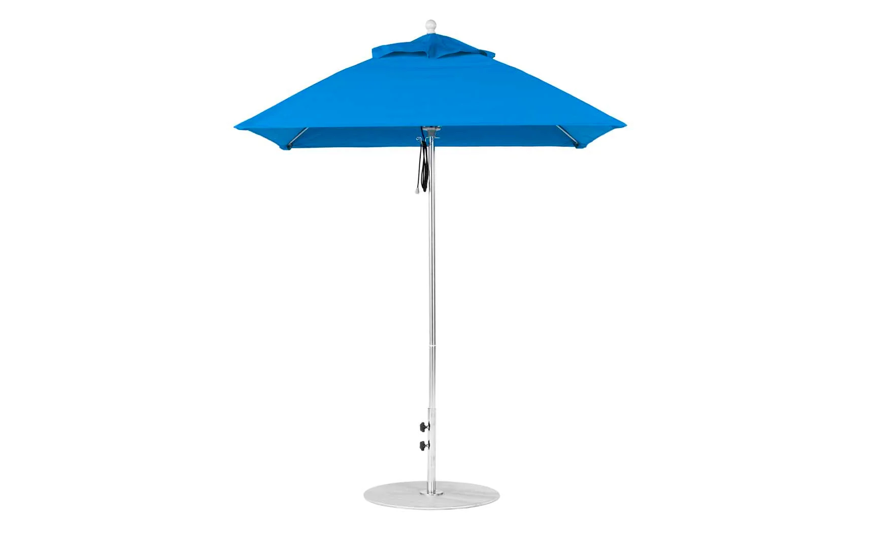 Ledge Lounger Essential Fiberglass Umbrella - 6.5' Square Pulley - Image 28