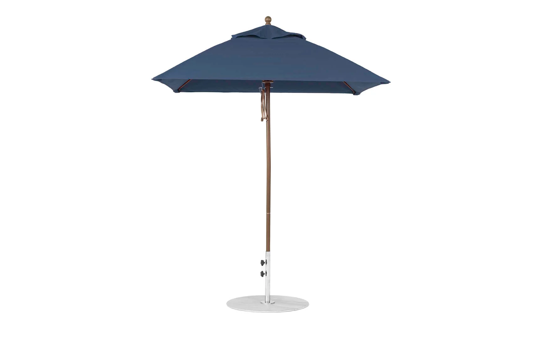 Ledge Lounger Essential Fiberglass Umbrella - 6.5' Square Pulley - Image 36