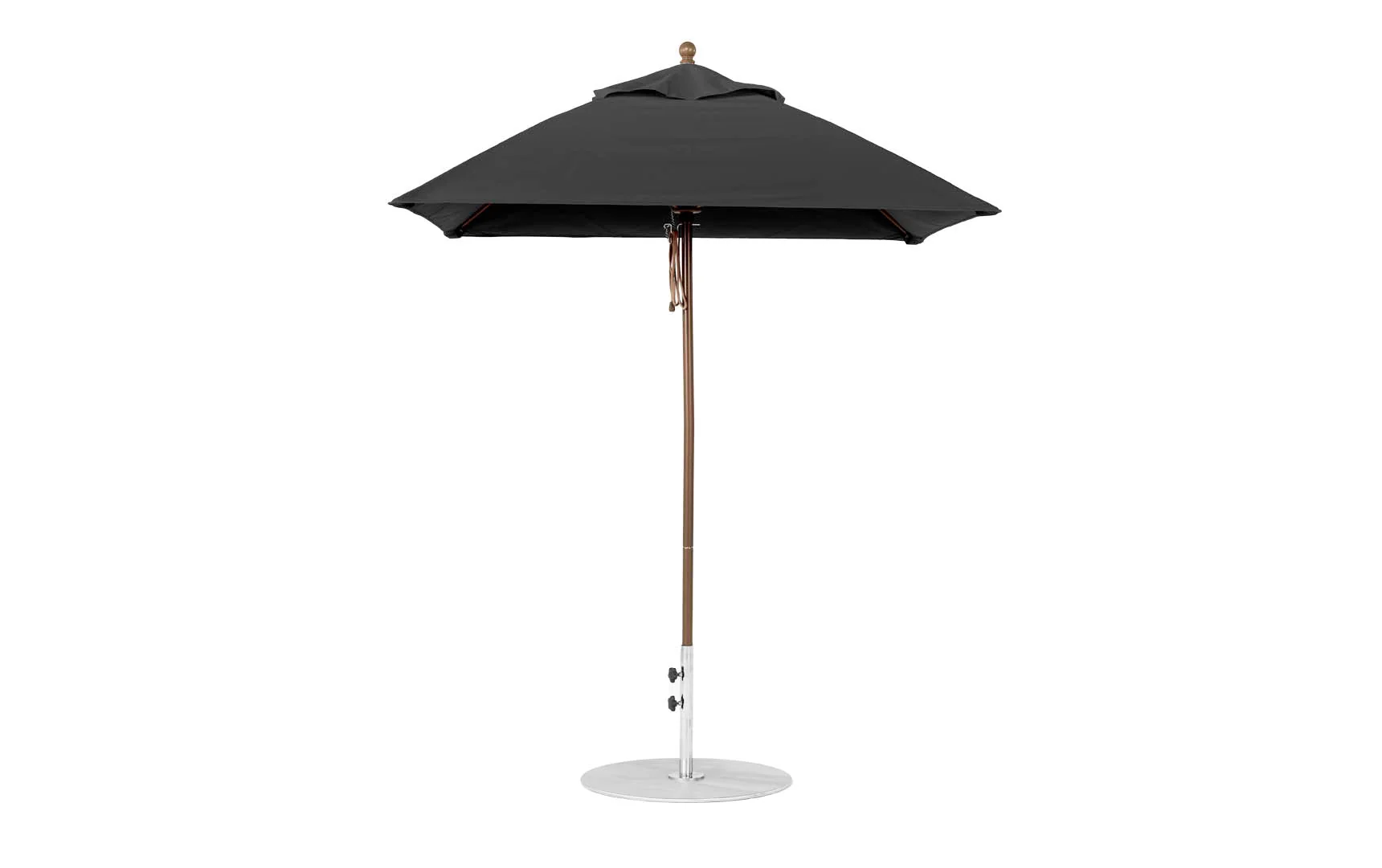 Ledge Lounger Essential Fiberglass Umbrella - 6.5' Square Pulley - Image 41
