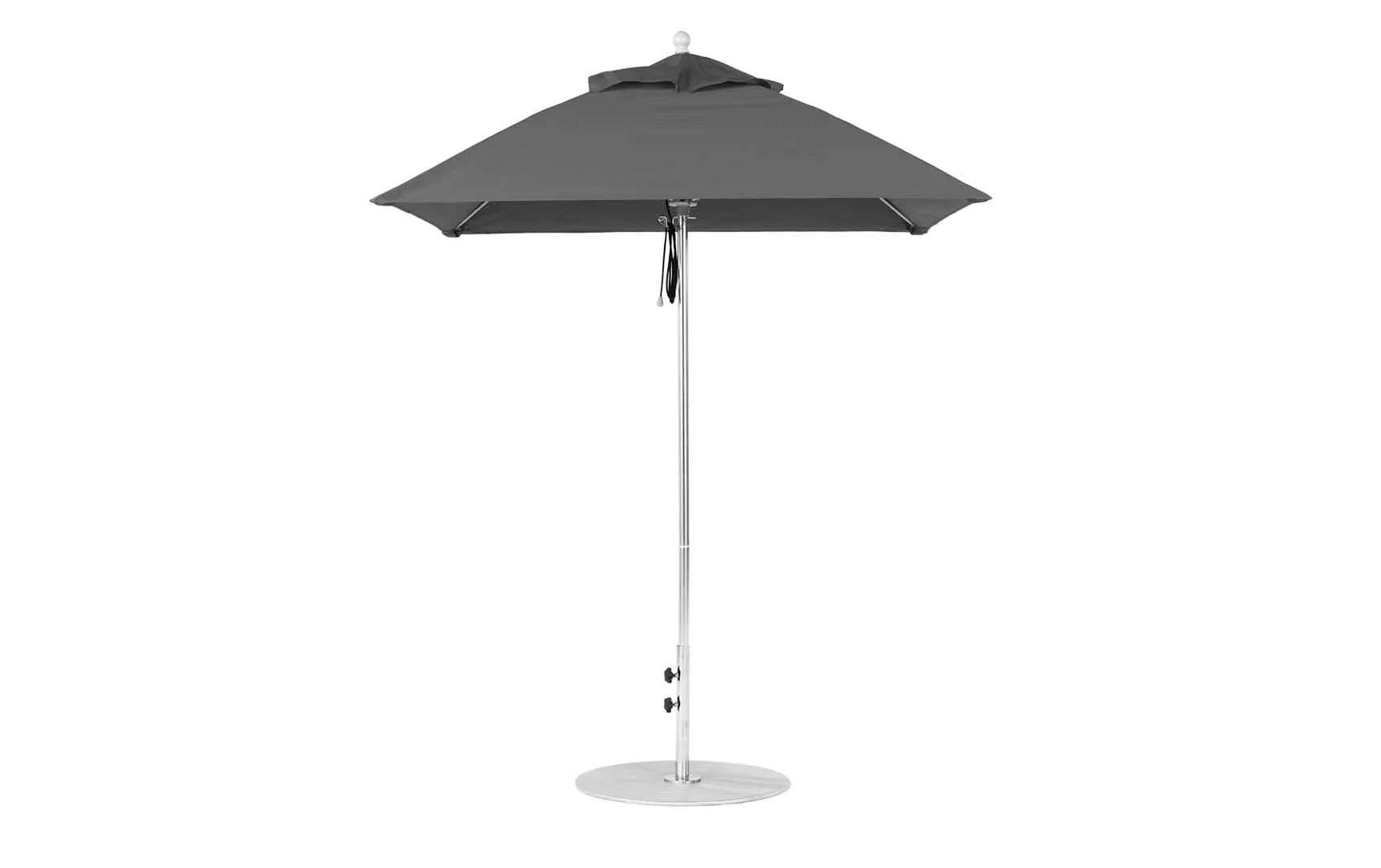 Ledge Lounger Essential Fiberglass Umbrella - 6.5' Square Pulley - Image 42