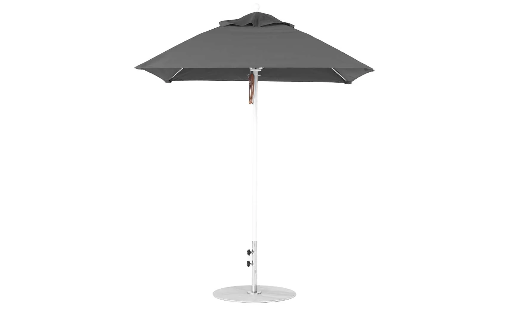 Ledge Lounger Essential Fiberglass Umbrella - 6.5' Square Pulley - Image 44