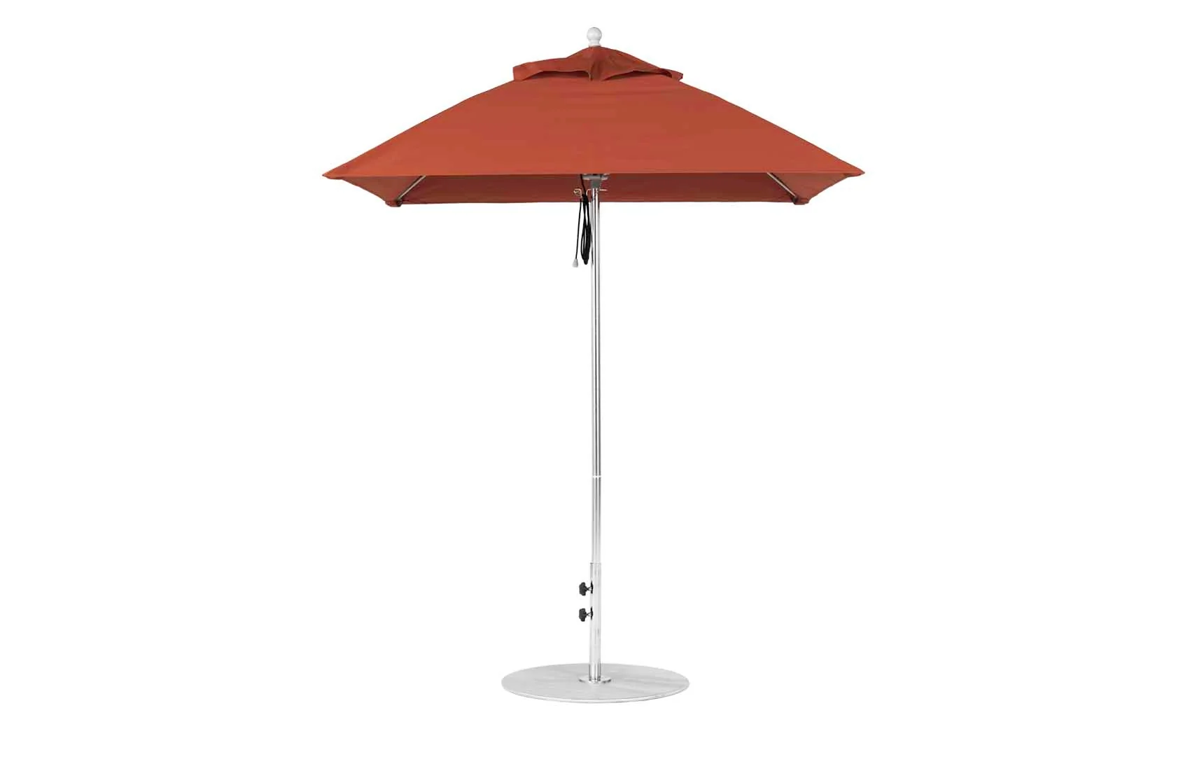 Ledge Lounger Essential Fiberglass Umbrella - 6.5' Square Pulley - Image 47