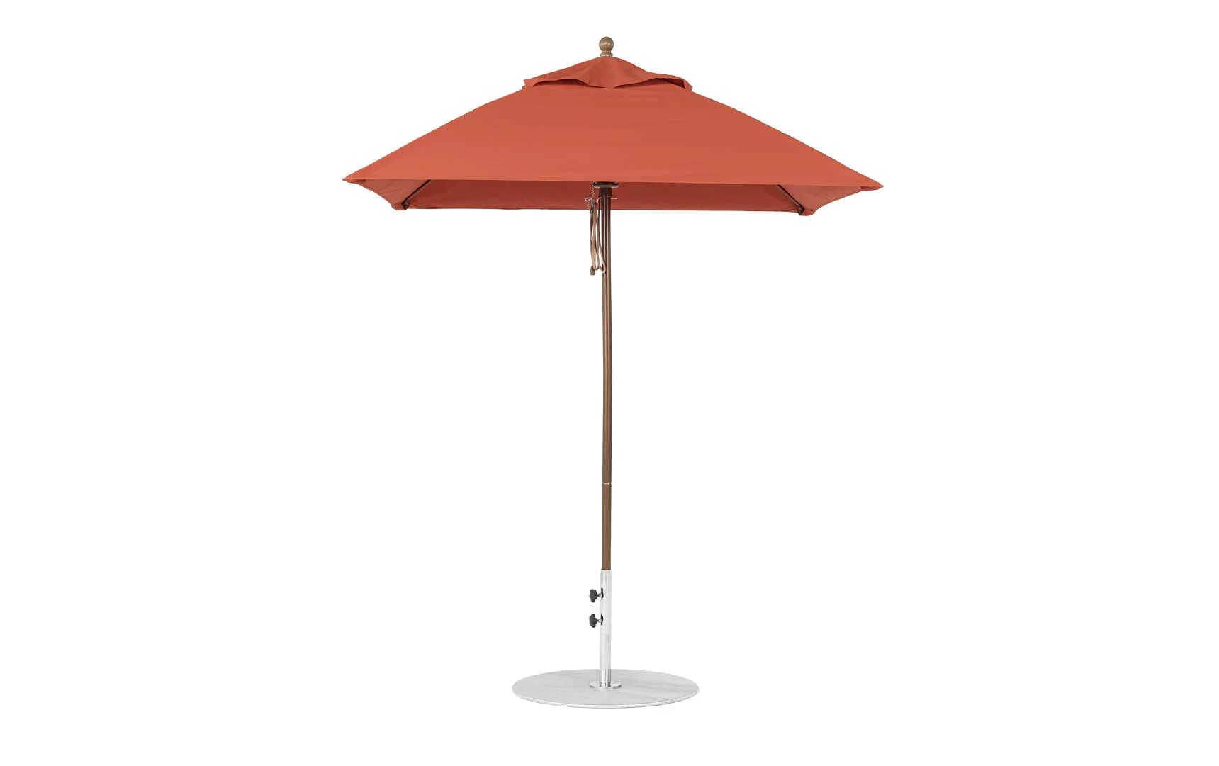 Ledge Lounger Essential Fiberglass Umbrella - 6.5' Square Pulley - Image 51