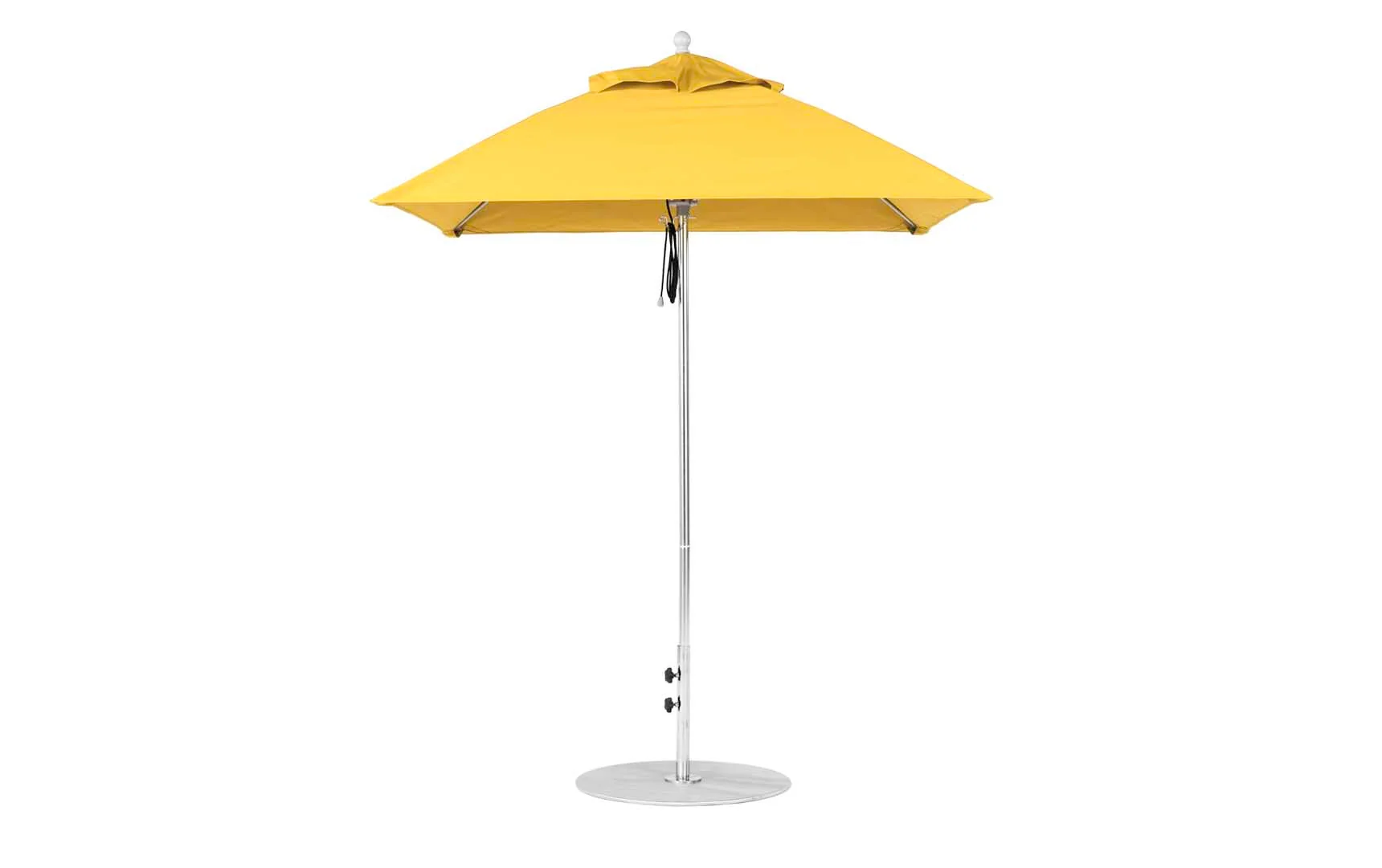 Ledge Lounger Essential Fiberglass Umbrella - 6.5' Square Pulley - Image 52