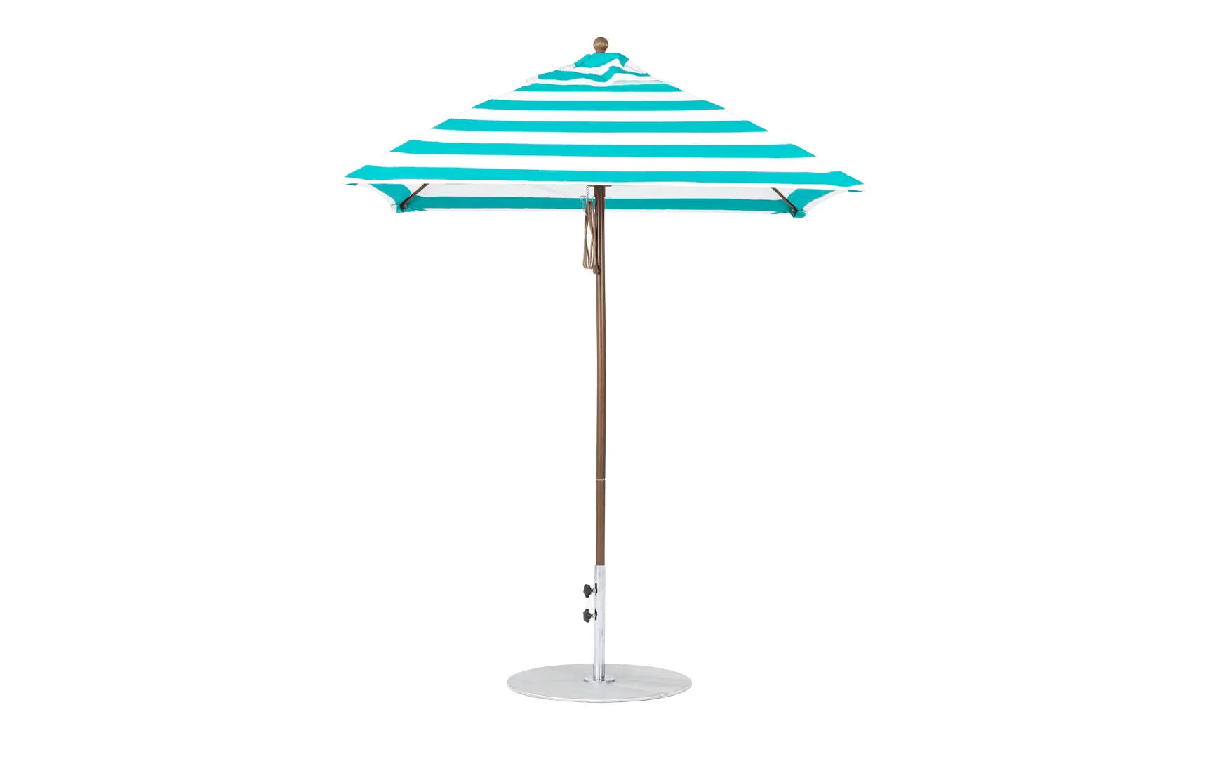 Ledge Lounger Essential Fiberglass Umbrella - 6.5' Square Pulley - Image 65