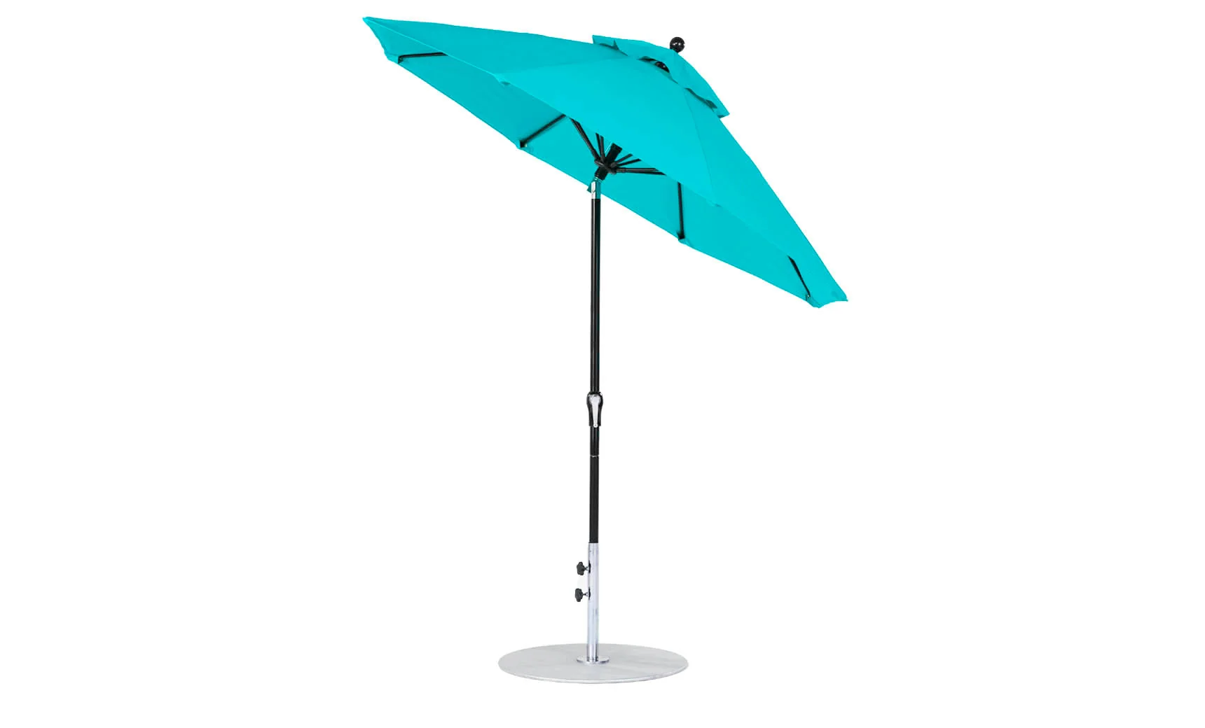 Ledge Lounger Essential Fiberglass Umbrella - 7.5' Octagon Crank Auto Tilt - Image 26