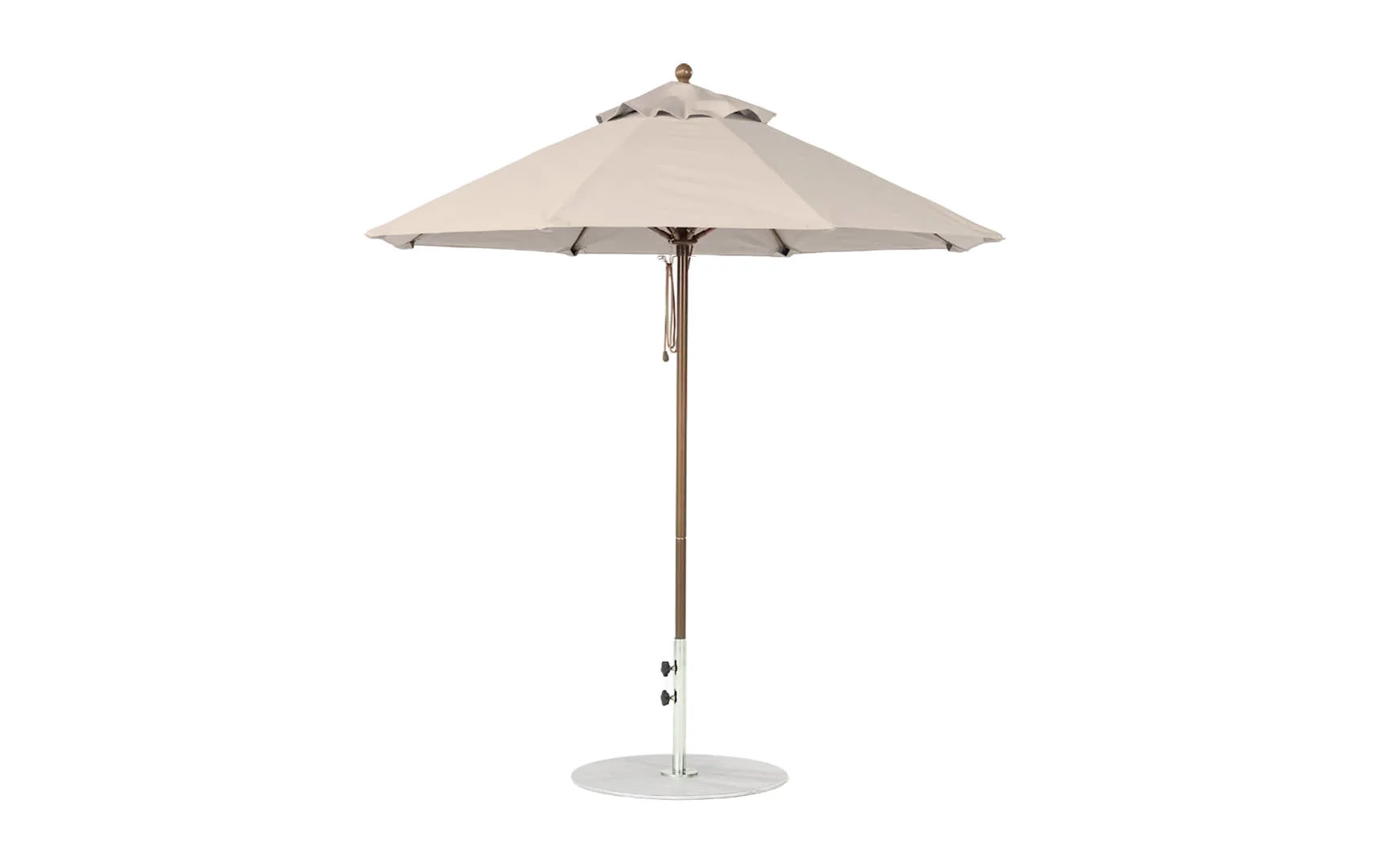 Ledge Lounger Essential Fiberglass Umbrella - 7.5' Octagon Pulley - Image 11