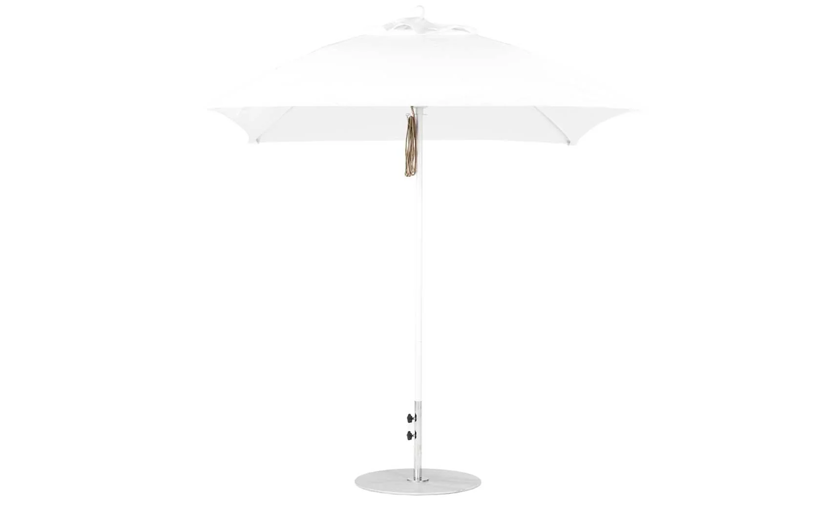 Ledge Lounger Essential Fiberglass Umbrella - 7.5' Square Pulley - Image 14
