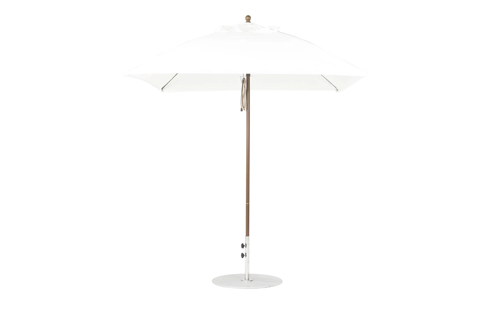 Ledge Lounger Essential Fiberglass Umbrella - 7.5' Square Pulley - Image 16