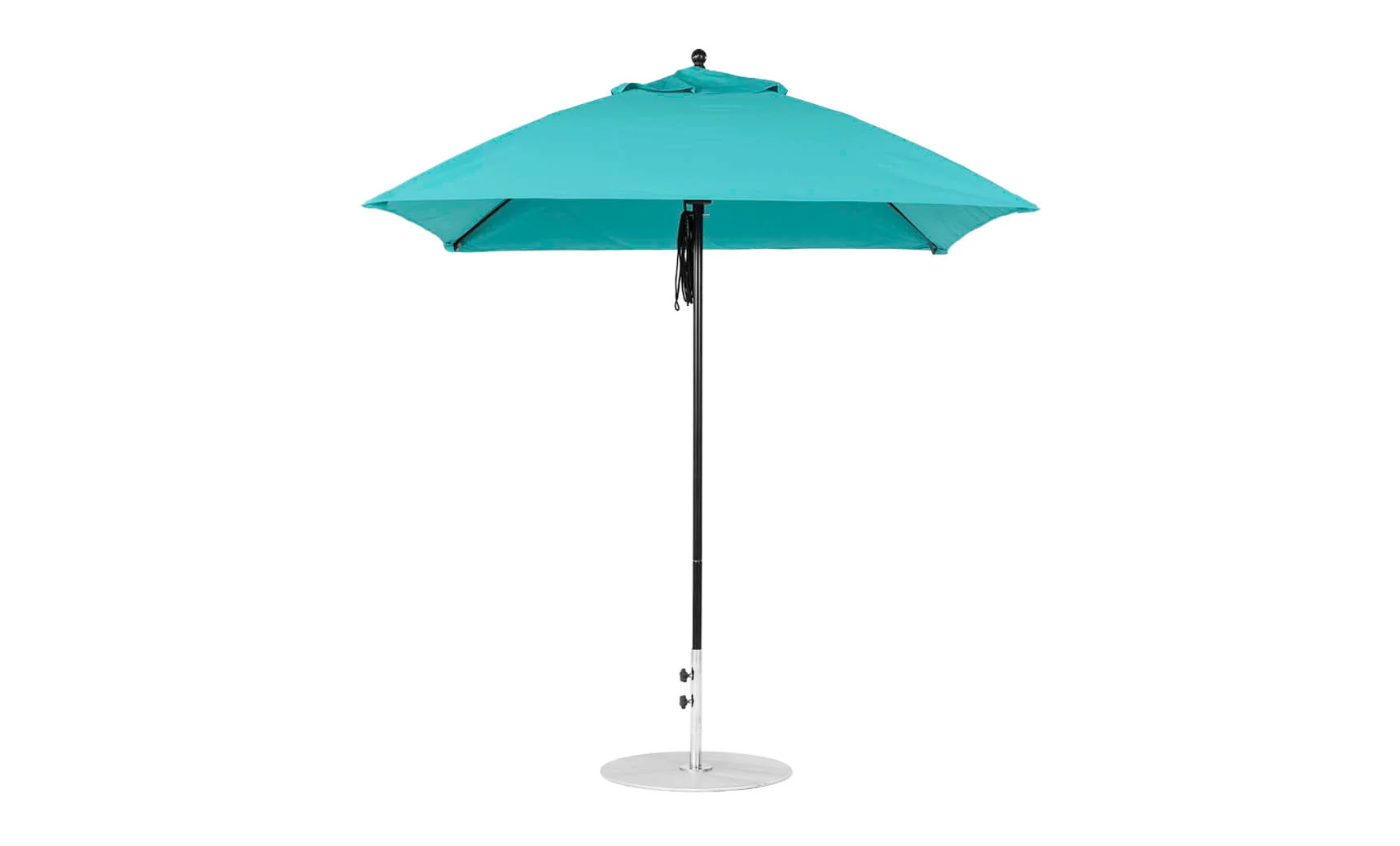 Ledge Lounger Essential Fiberglass Umbrella - 7.5' Square Pulley - Image 24