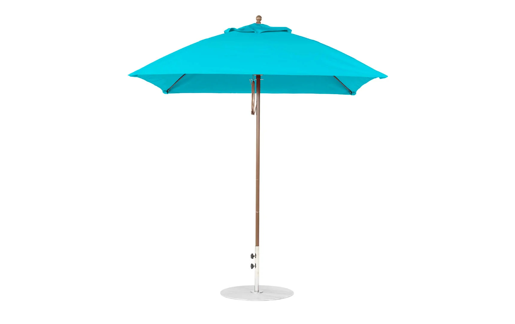 Ledge Lounger Essential Fiberglass Umbrella - 7.5' Square Pulley - Image 25