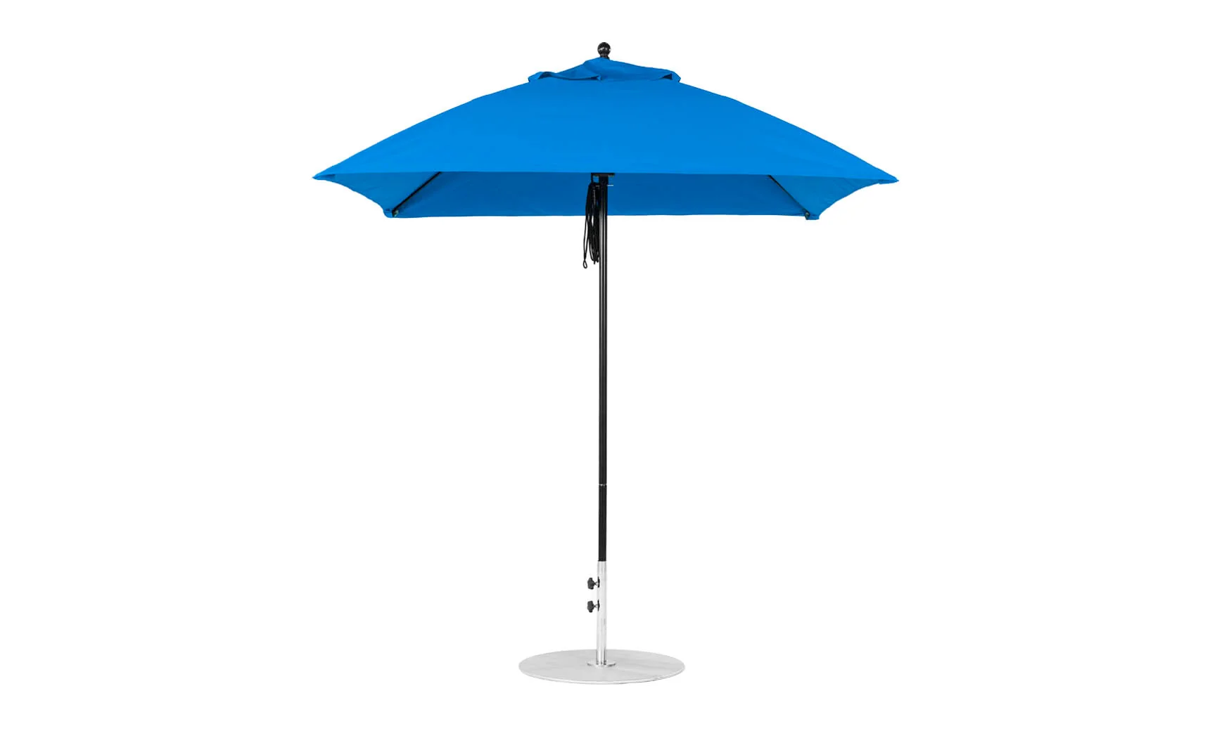 Ledge Lounger Essential Fiberglass Umbrella - 7.5' Square Pulley - Image 29