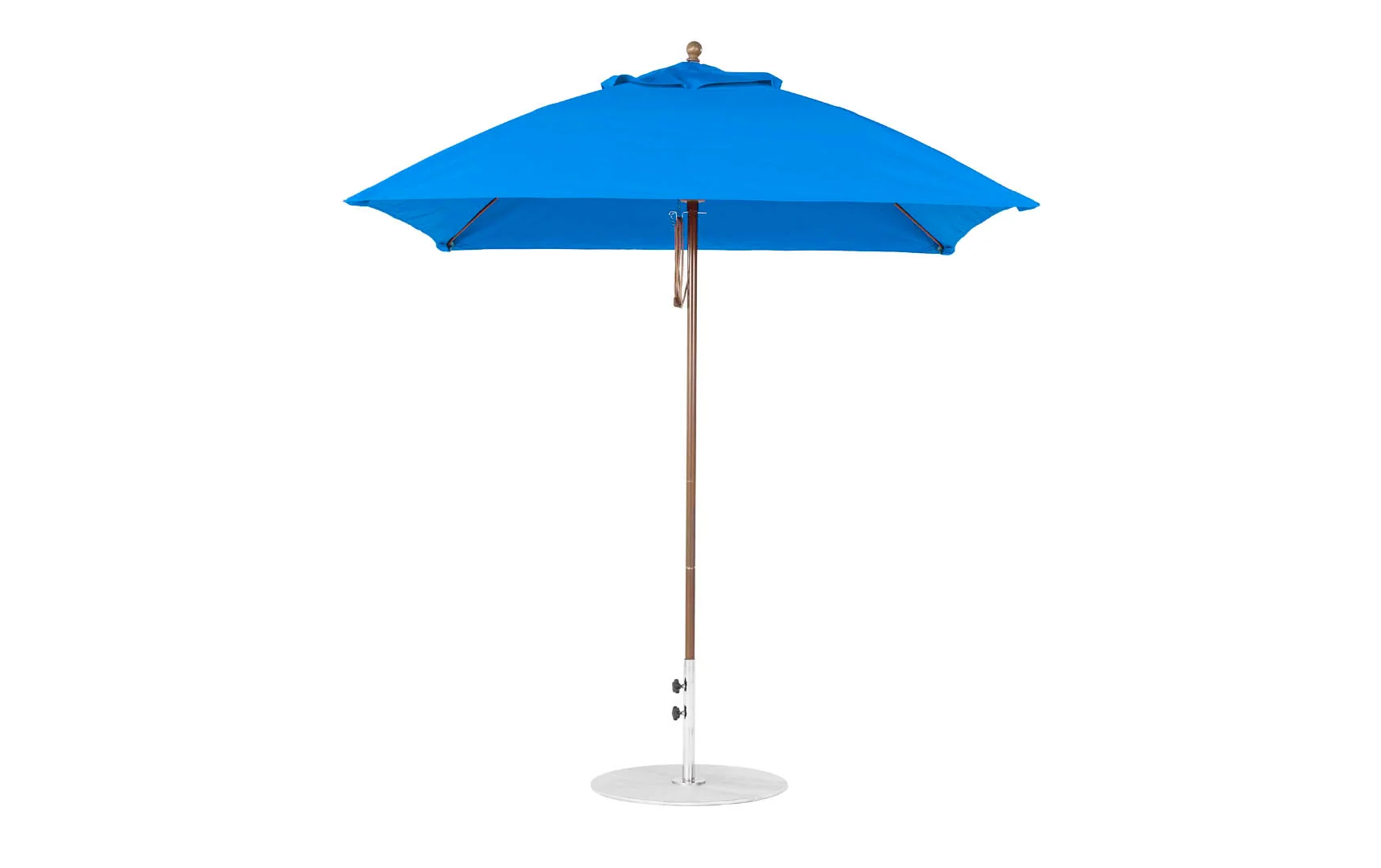 Ledge Lounger Essential Fiberglass Umbrella - 7.5' Square Pulley - Image 30