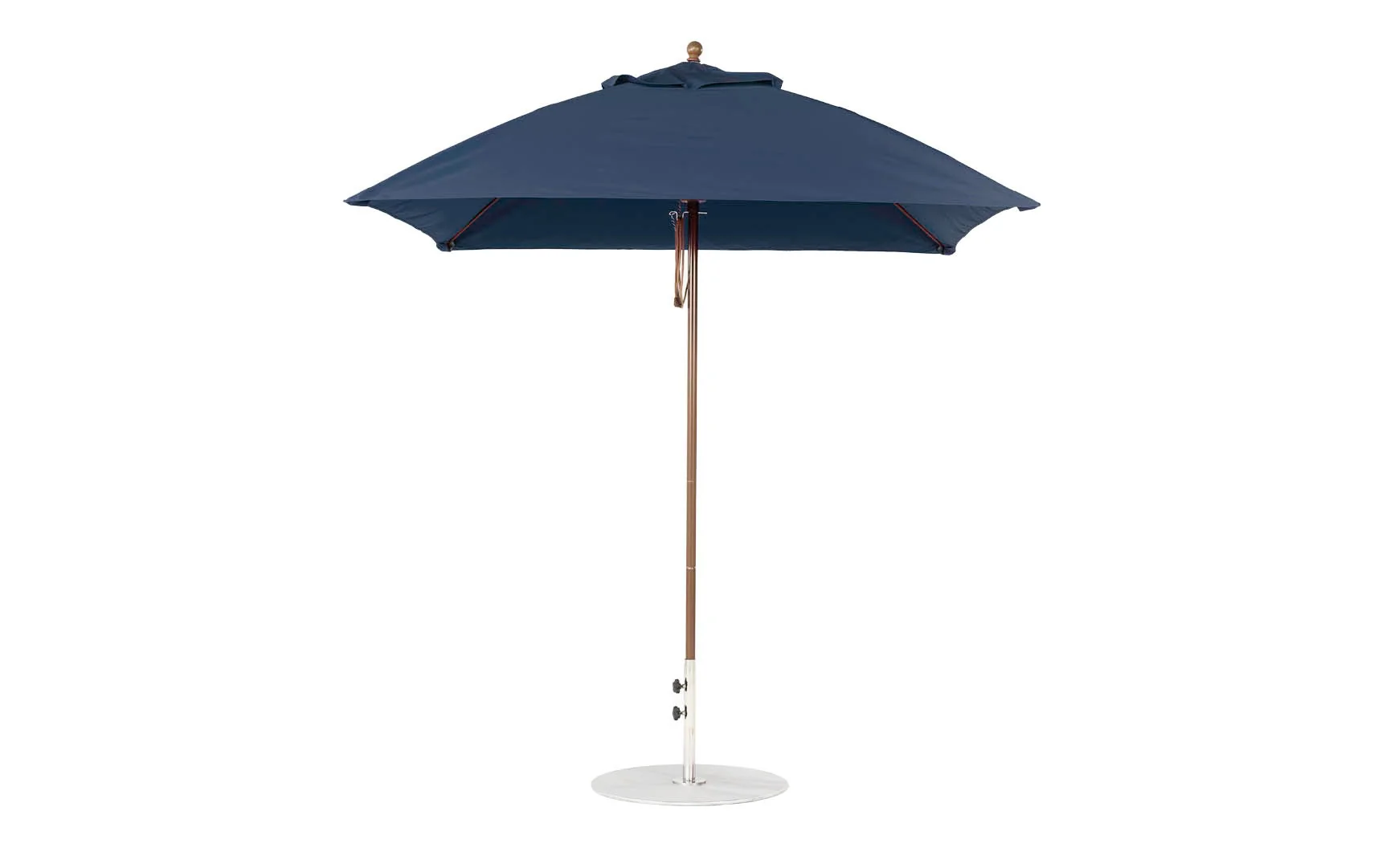 Ledge Lounger Essential Fiberglass Umbrella - 7.5' Square Pulley - Image 35