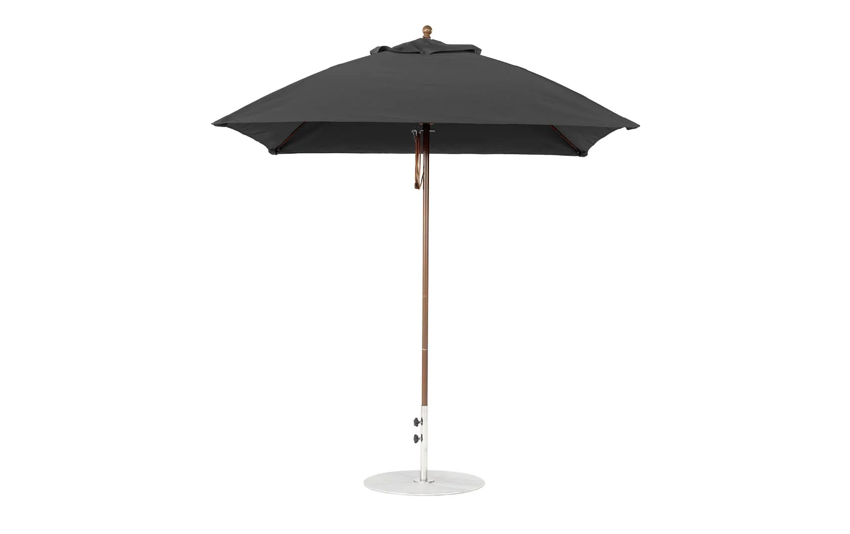 Ledge Lounger Essential Fiberglass Umbrella - 7.5' Square Pulley - Image 40