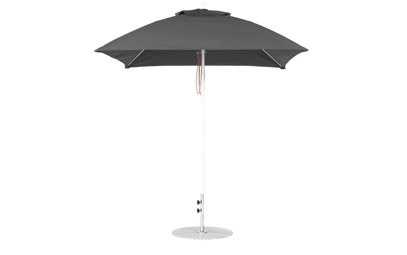 Ledge Lounger Essential Fiberglass Umbrella - 7.5' Square Pulley - Image 43