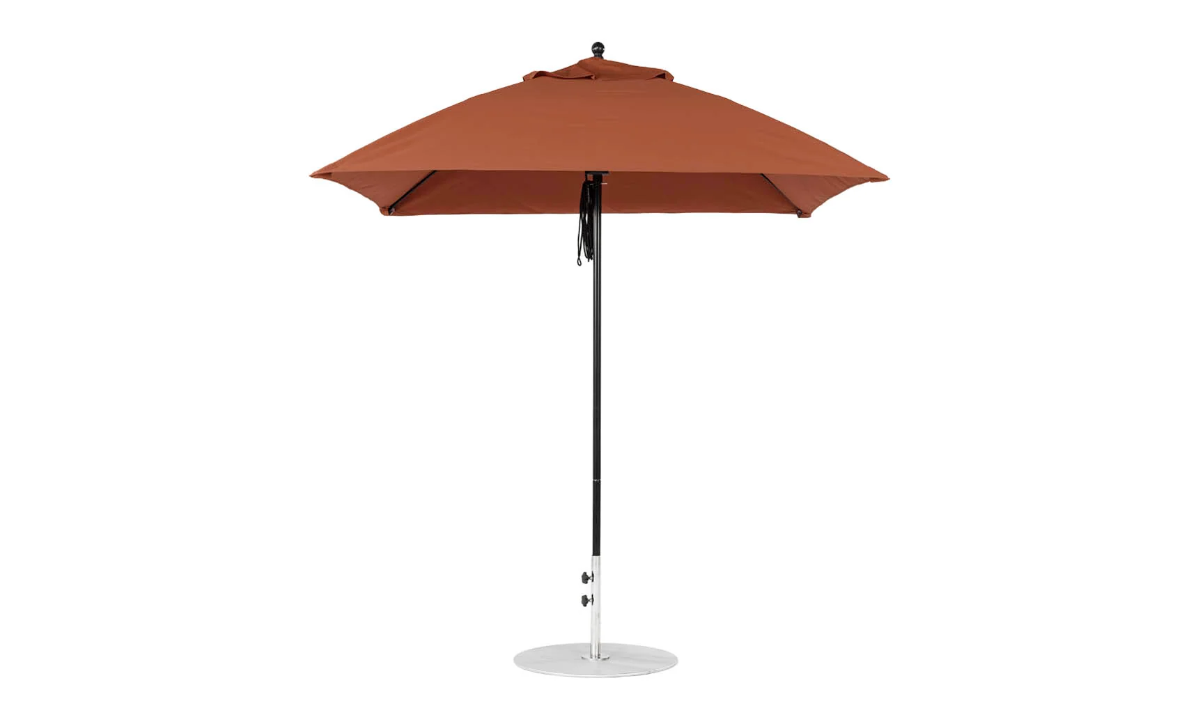 Ledge Lounger Essential Fiberglass Umbrella - 7.5' Square Pulley - Image 49
