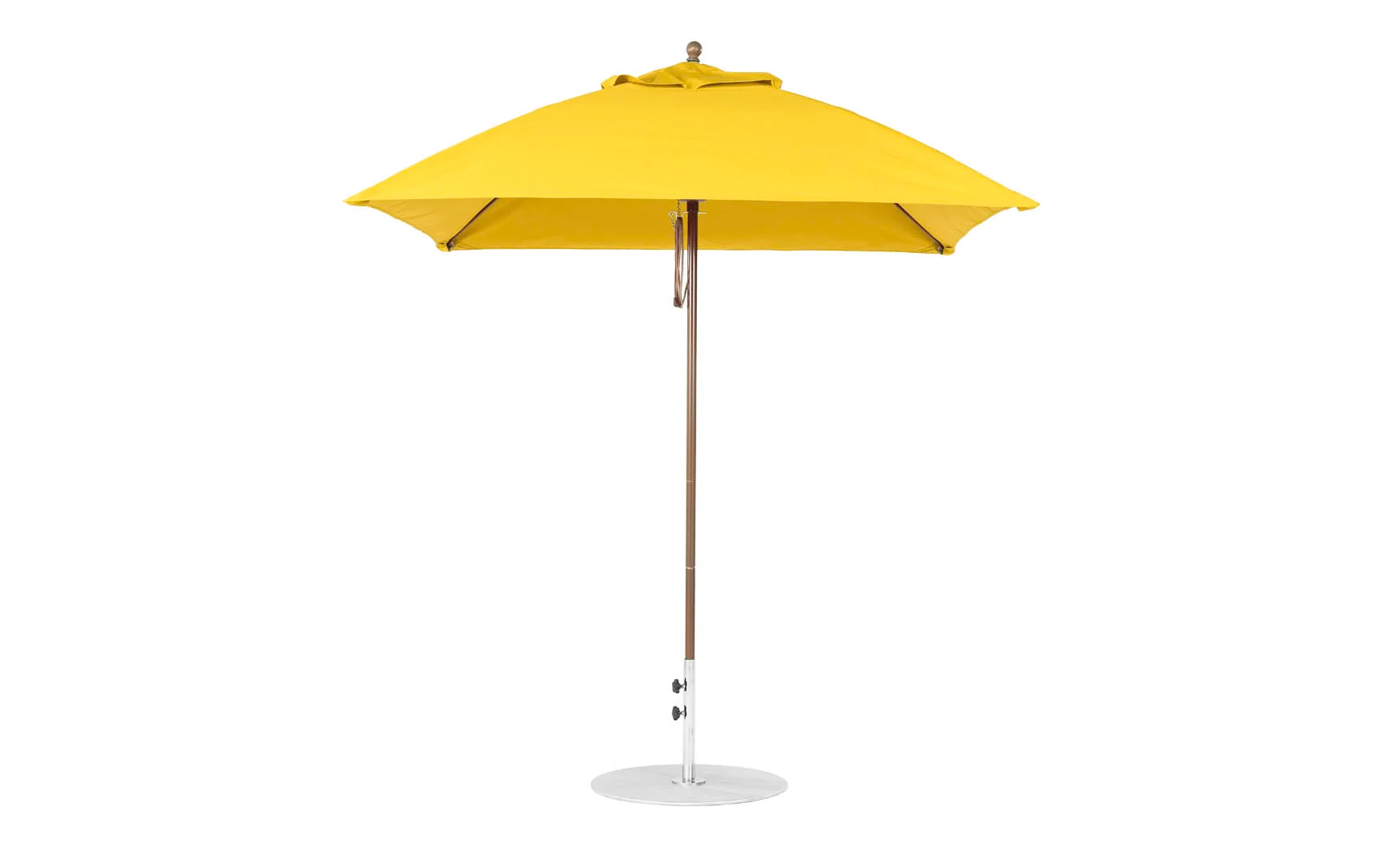 Ledge Lounger Essential Fiberglass Umbrella - 7.5' Square Pulley - Image 55