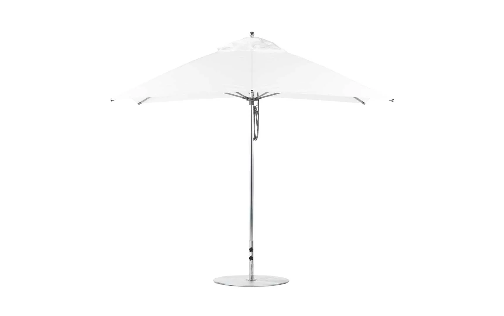 Ledge Lounger Essential Fiberglass Umbrella - 8.5' Rectangle Pulley - Image 12